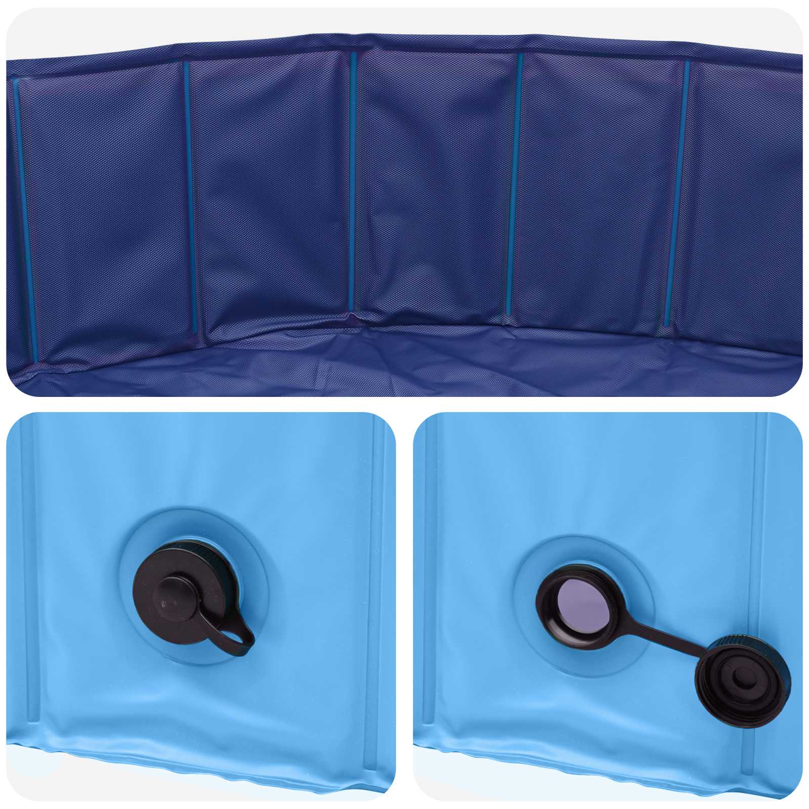 Piscina per bambini Ø 80 x 20 cm Rotondo per Bambino per Blu