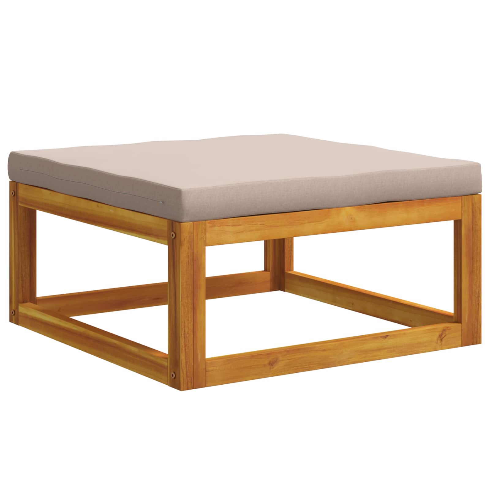 Set di divani 5 pz Naturale Legno di Acacia Massello