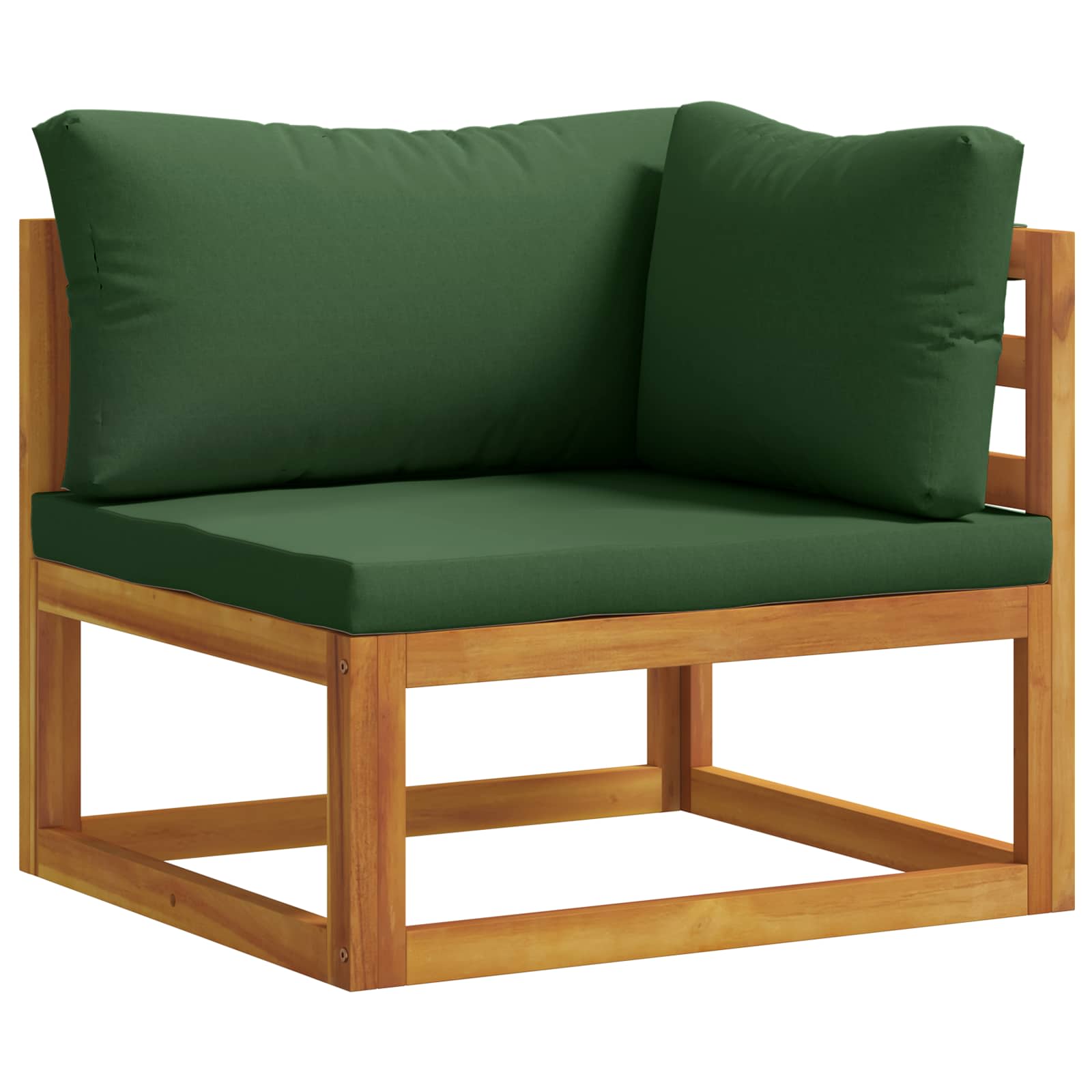 Set di divani 5 pz Naturale Legno di Acacia Massello