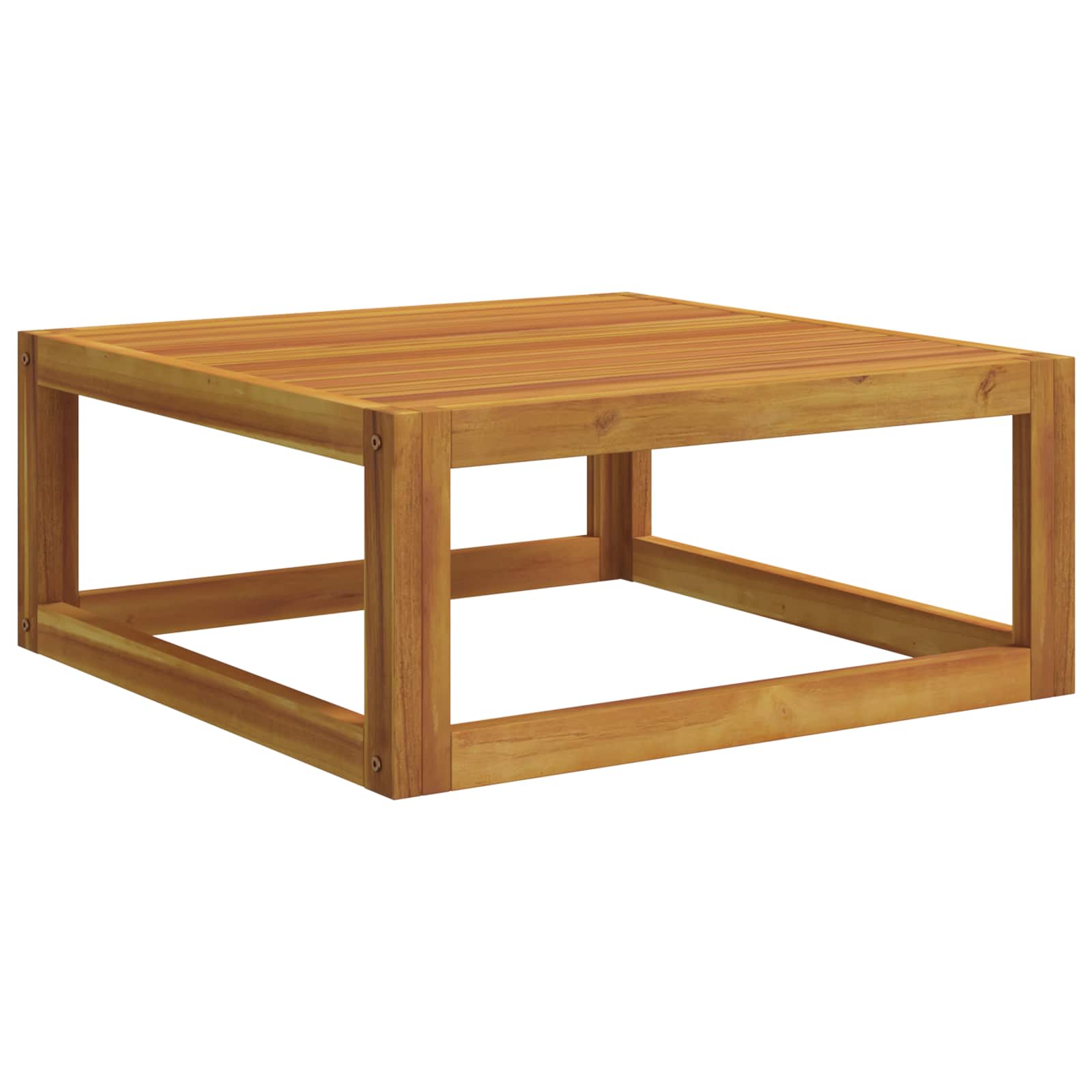 Set di divani 5 pz Naturale Legno di Acacia Massello