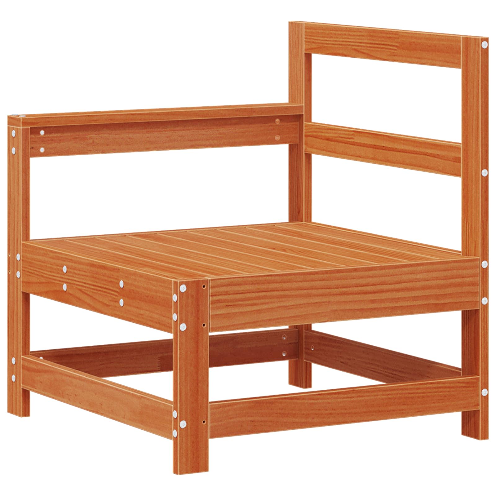 Set Lounge da Giardino 6 pz Marrone Cera
