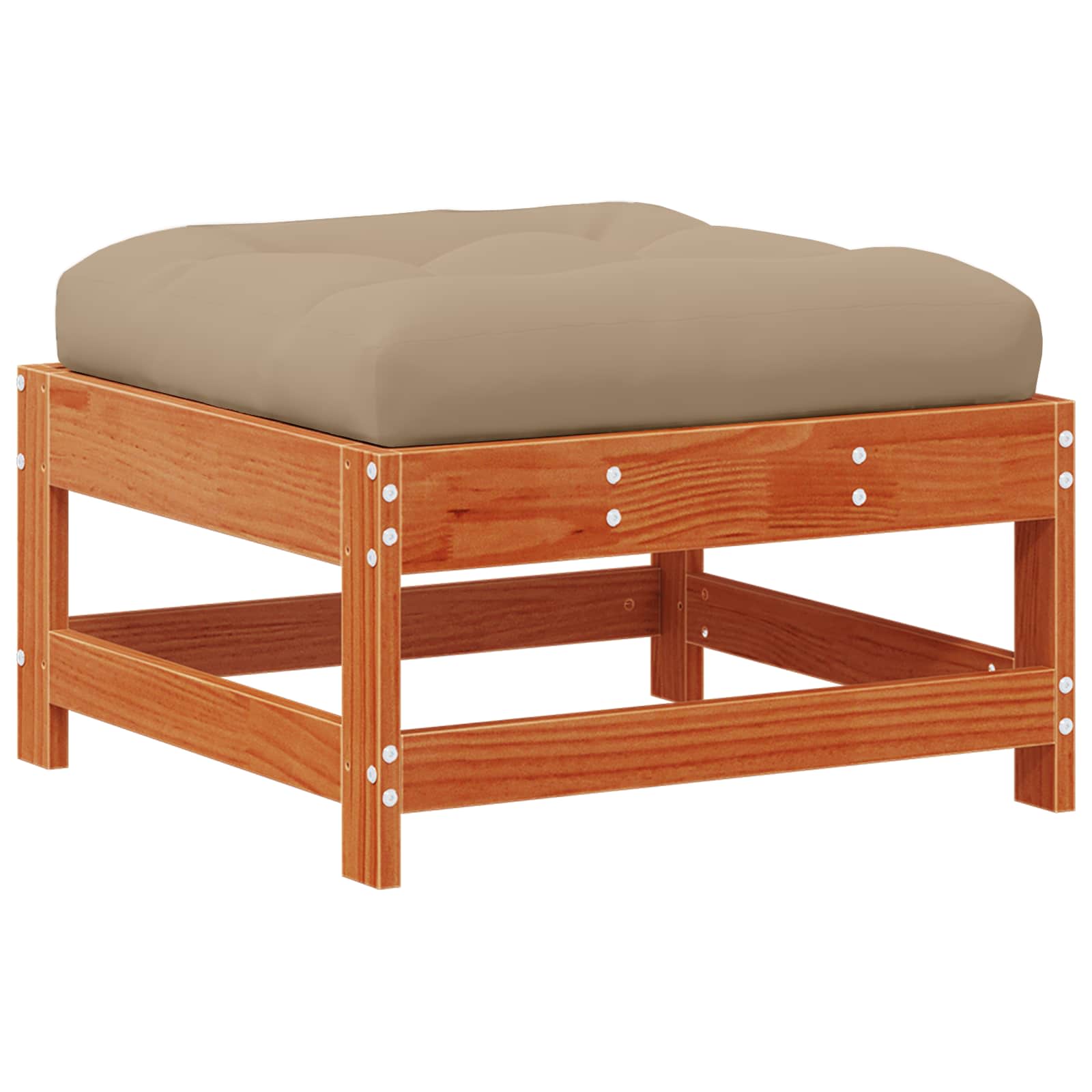 Set Lounge da Giardino 4 pz Marrone Cerato