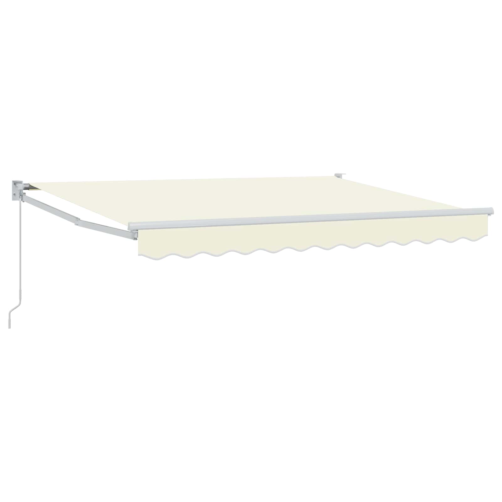 Tenda retrattile Crema 3,5 x 2 m 100% Poliestere e Alluminio