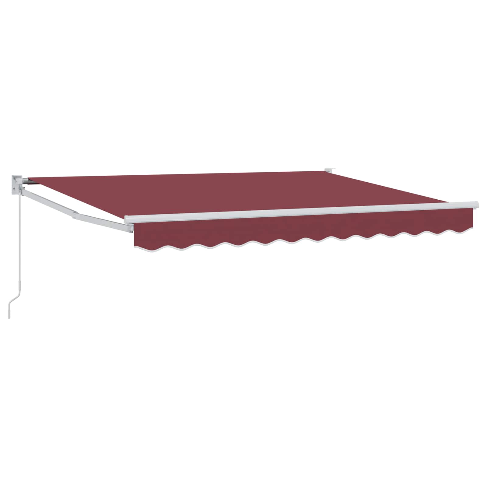 Tenda retrattile Borgogna 3,5 x 2 m 100% Poliestere e Alluminio