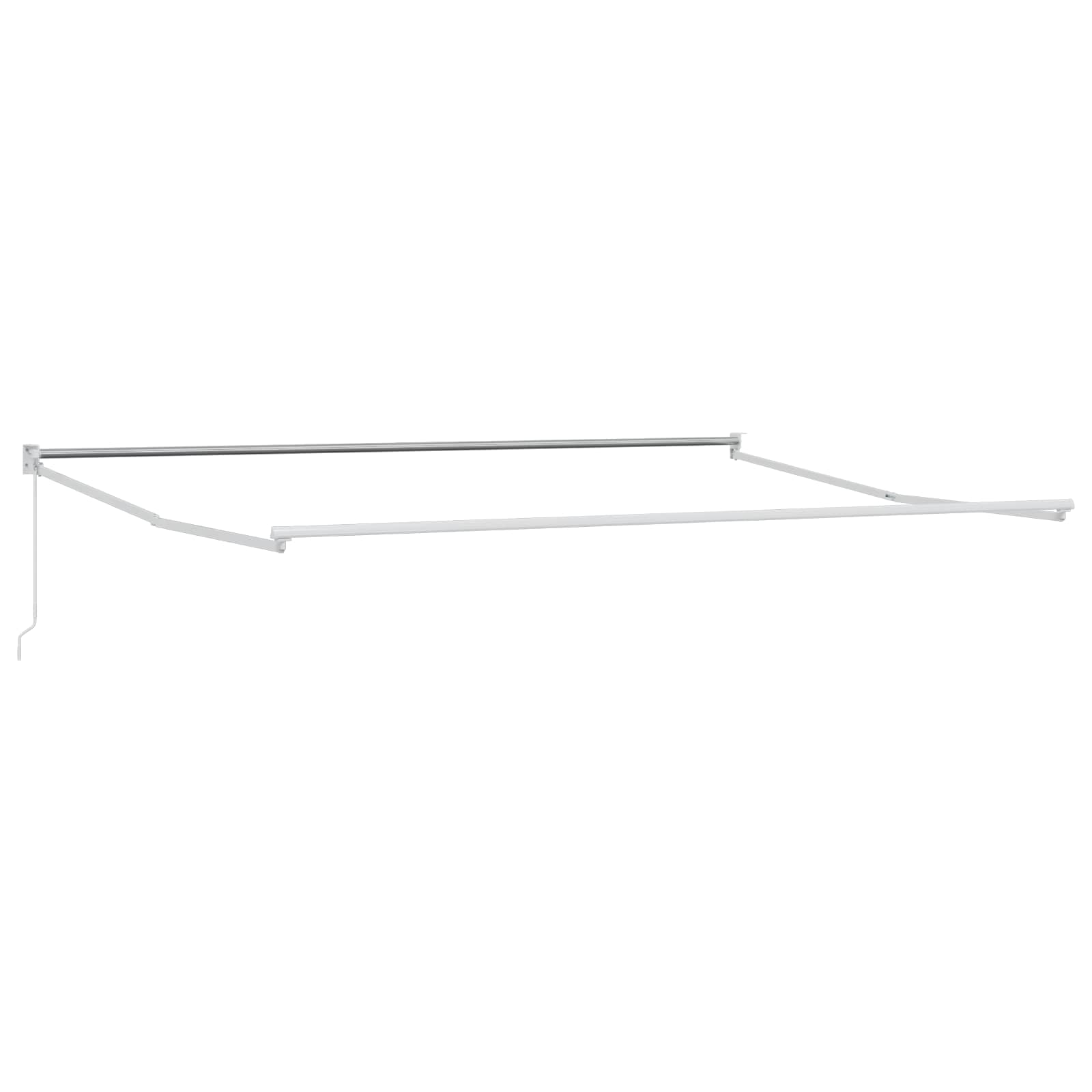 Tenda retrattile Antracite e Bianco 4 x 2 m