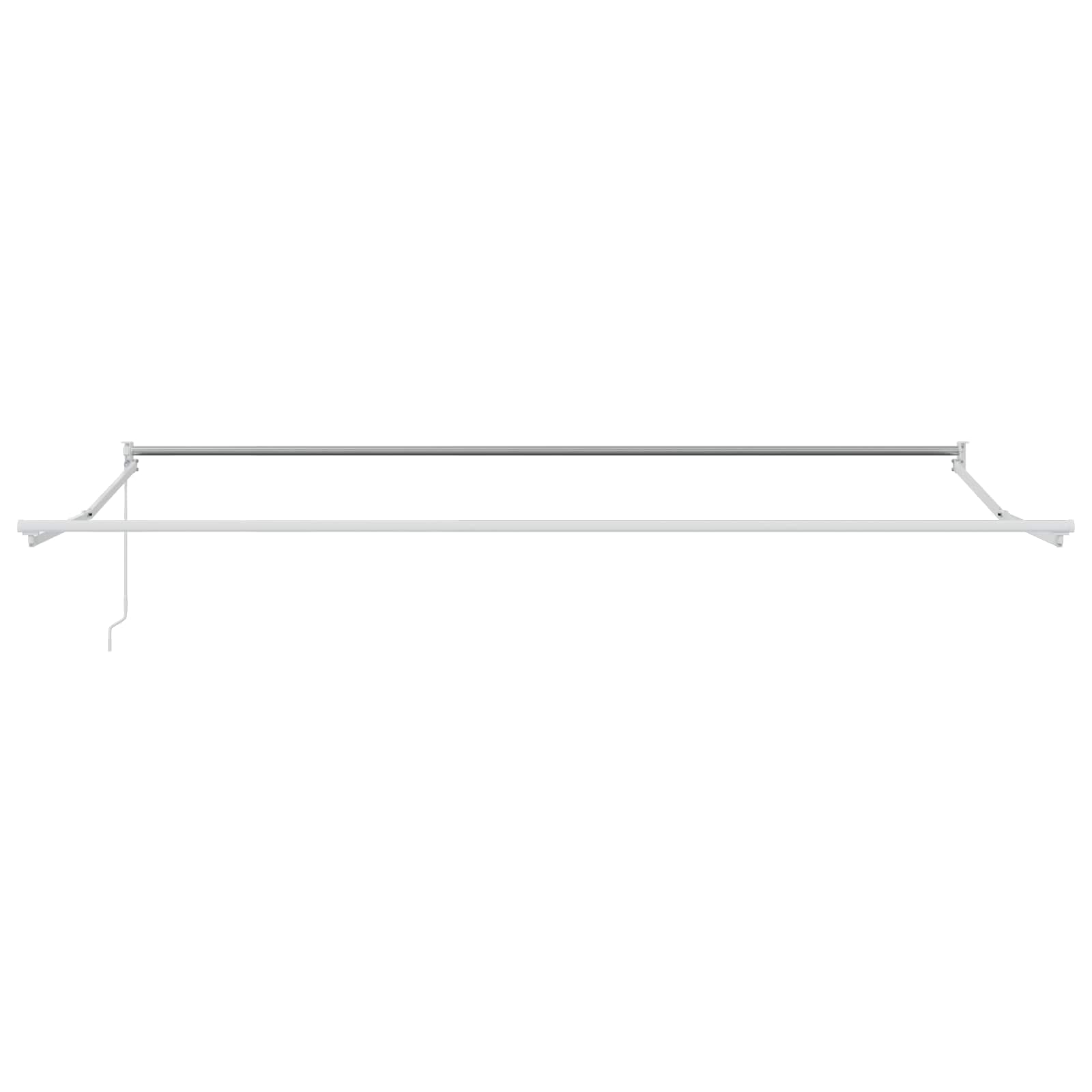 Tenda retrattile Antracite e Bianco 4 x 2 m