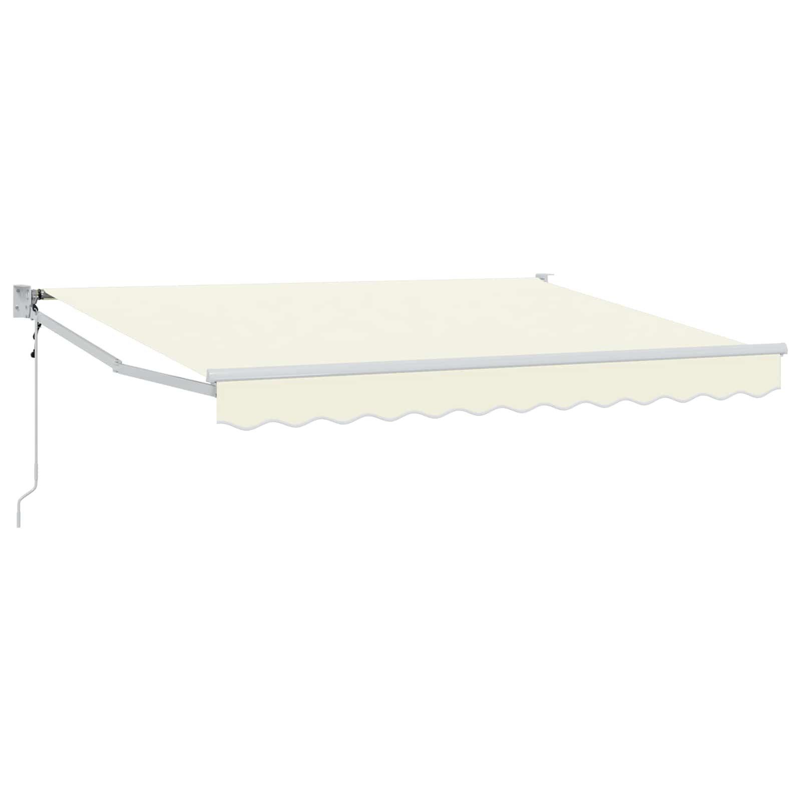 Tenda retrattile Crema 2,5 x 2 m Poliestere e Metallo