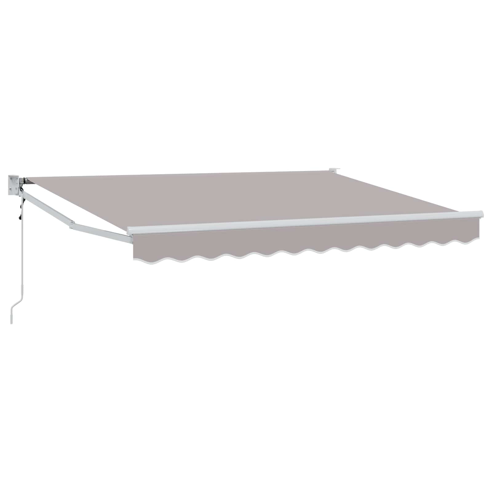 Tenda retrattile Grigio Chiaro 2,5 x 2 m Poliestere e Metallo