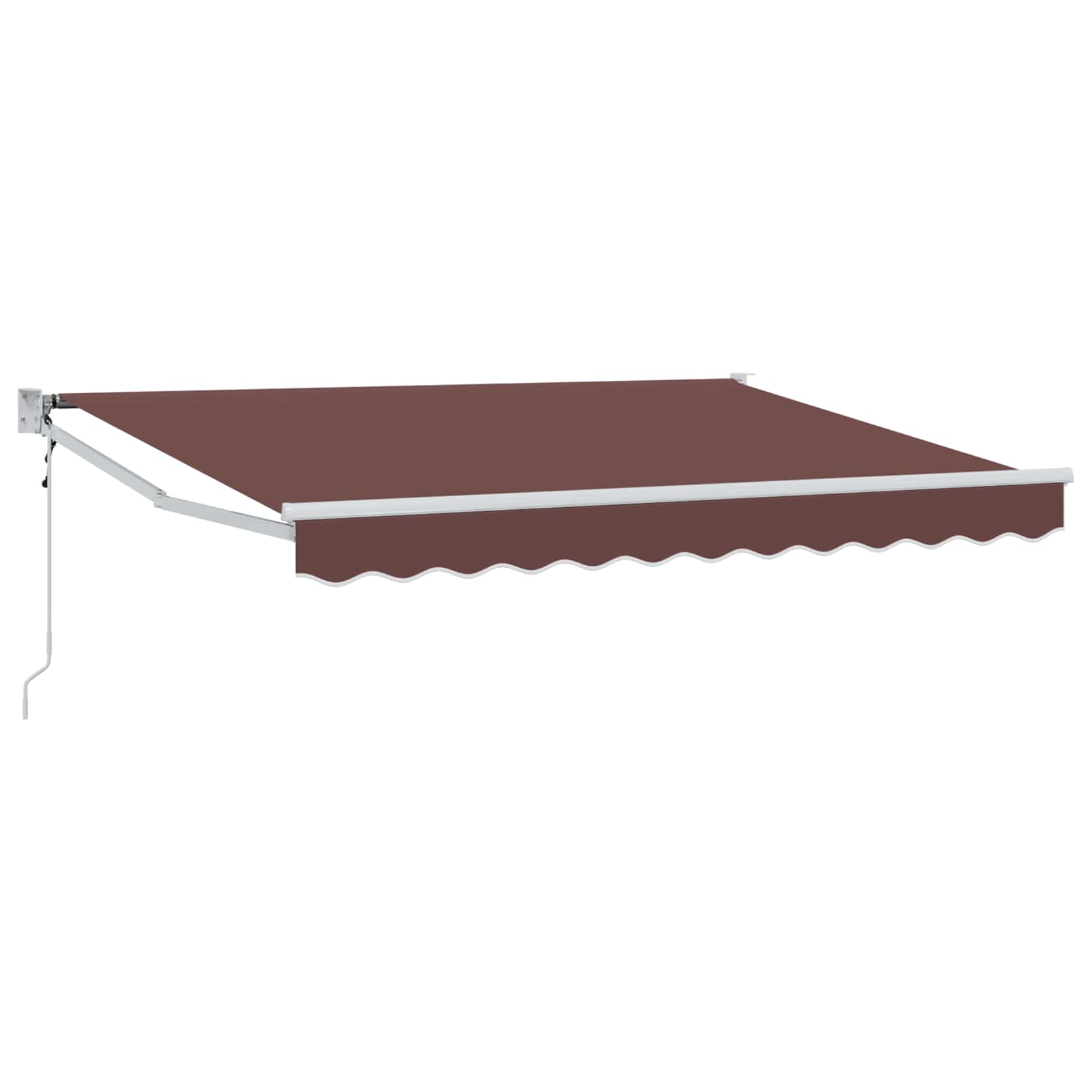 Tenda retrattile Marrone 3 x 2 m Poliestere e Metallo