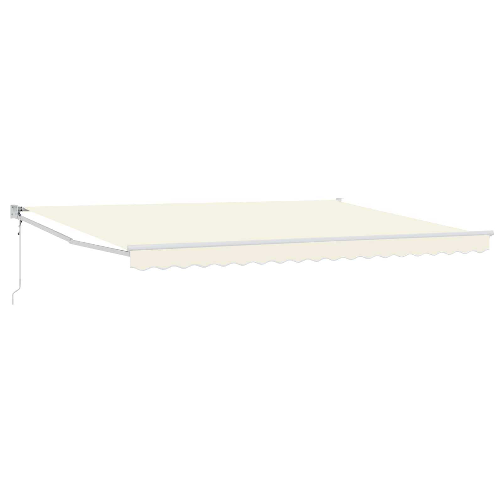 Tenda retrattile Crema 4 x 2 m Poliestere e Metallo