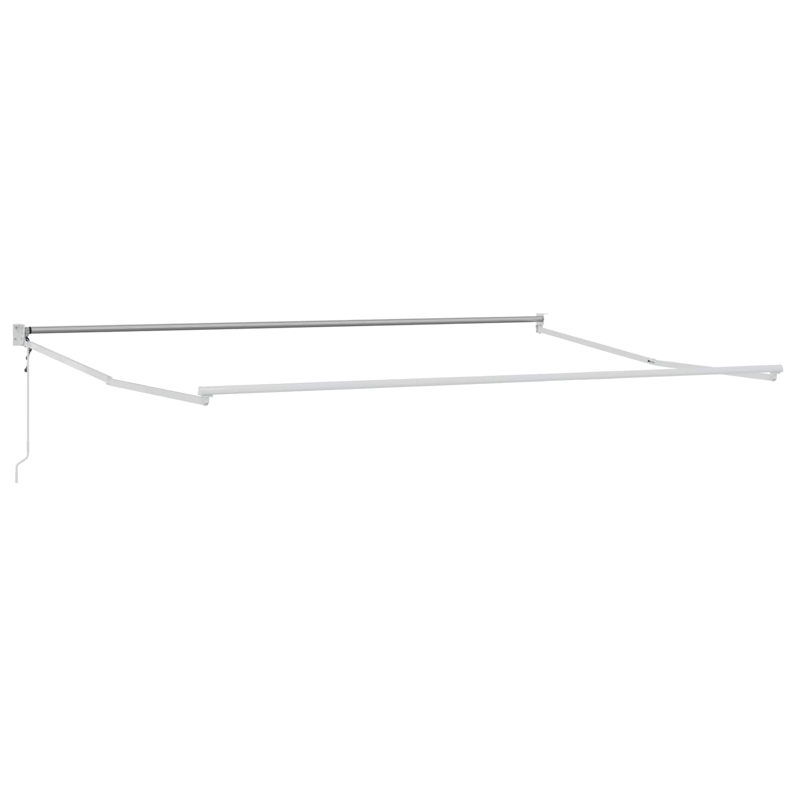 Tenda retrattile Antracite e Bianco 4 x 2 m