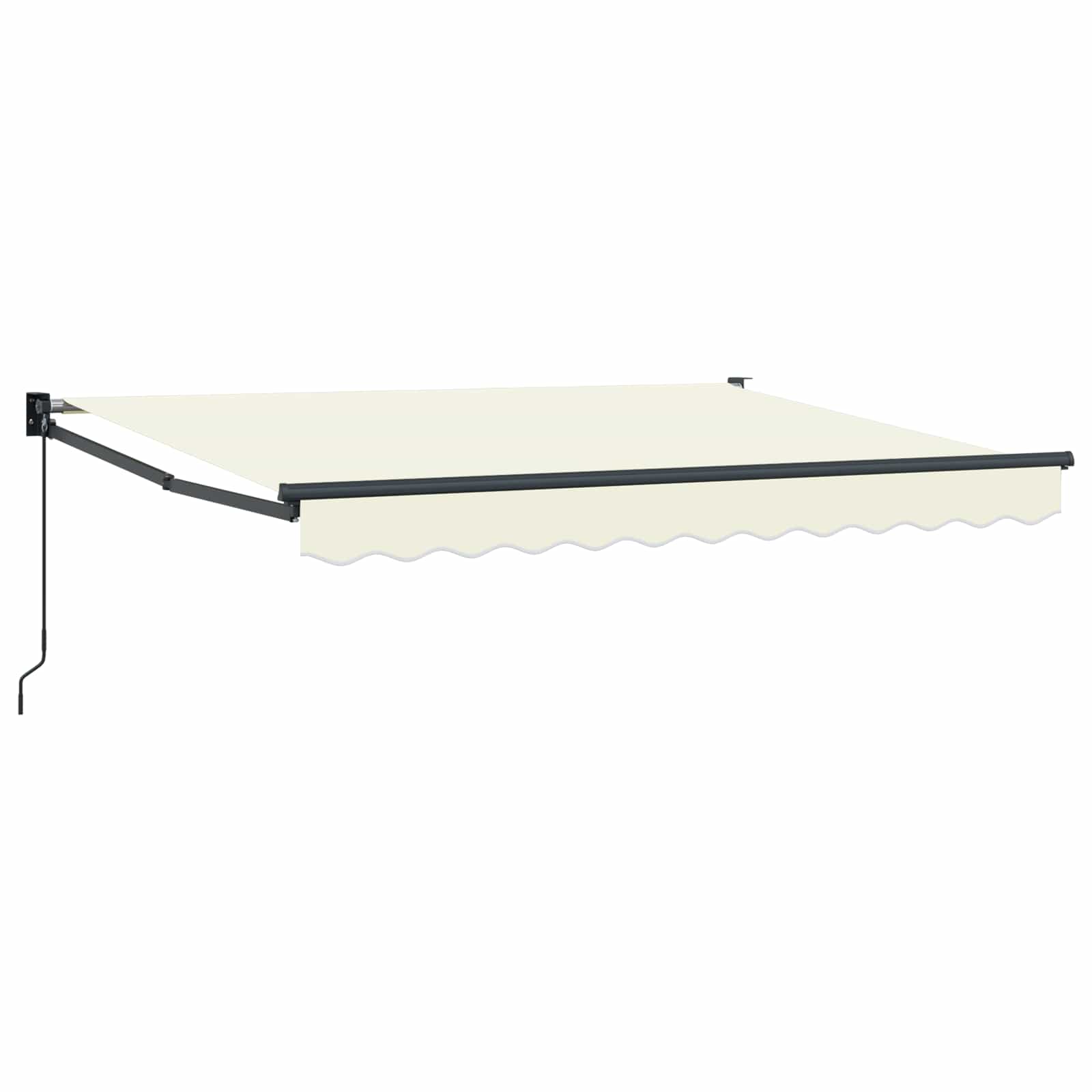 Tenda retrattile Crema 3 x 2 m 100% Poliestere e Alluminio