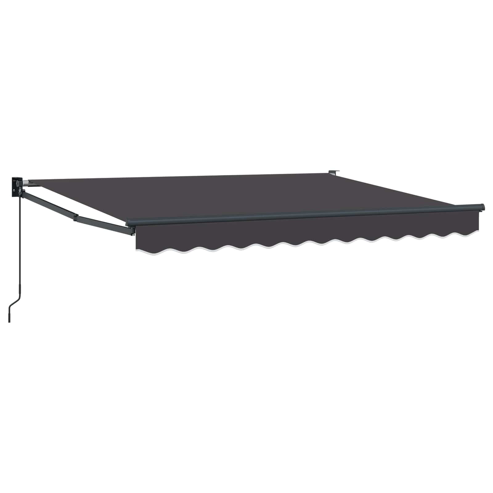 Tenda retrattile Antracite 3 x 2 m 100% Poliestere e Alluminio