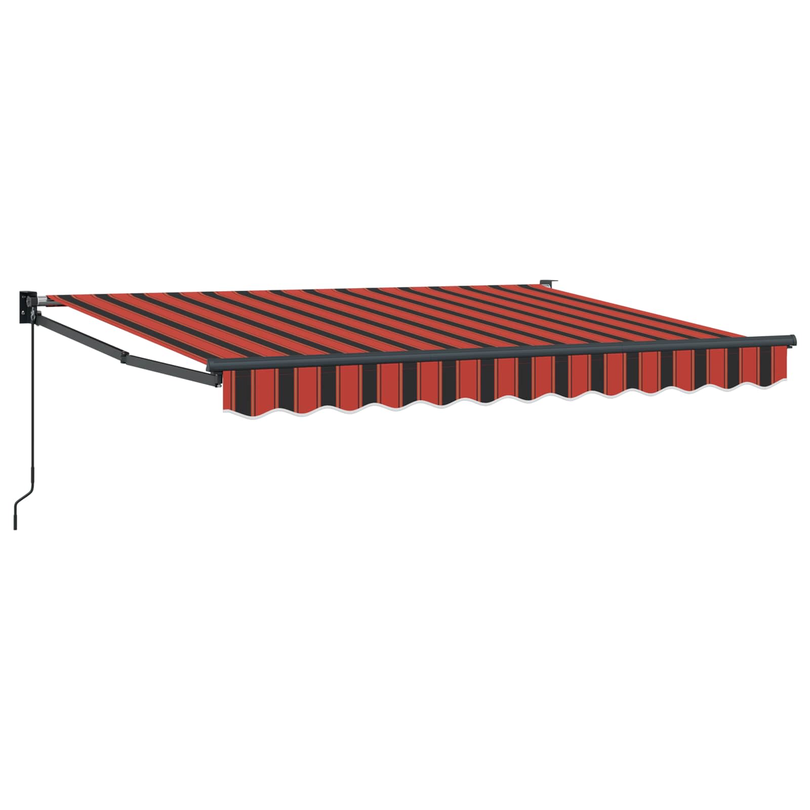 Tenda retrattile Arancione, Nero e Giallo 3 x 2 m