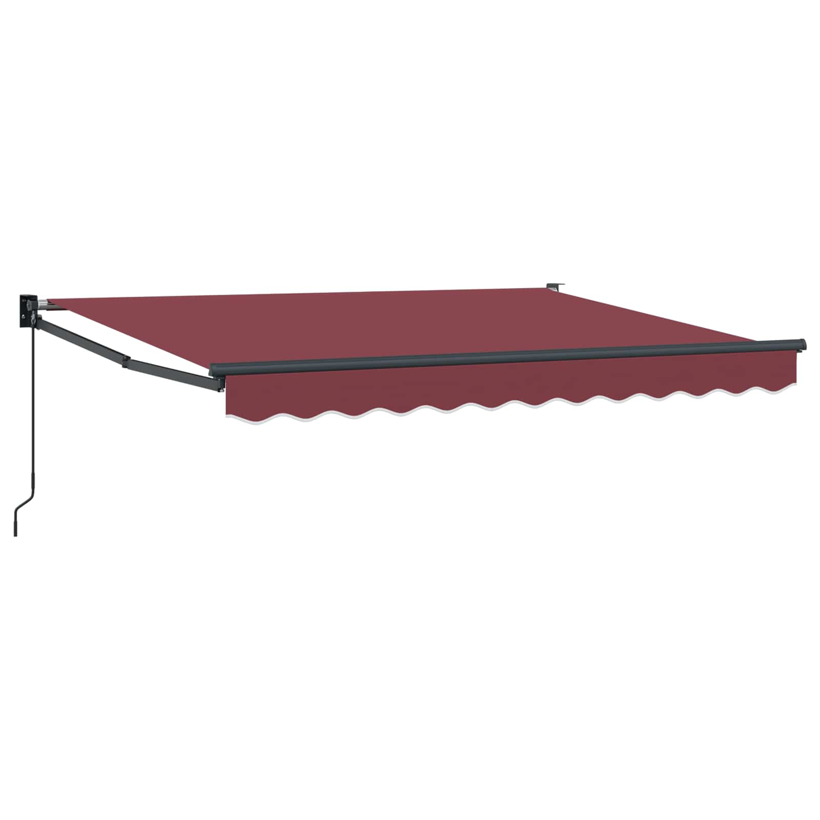 Tenda retrattile Borgogna 3 x 2 m 100% Poliestere e Alluminio