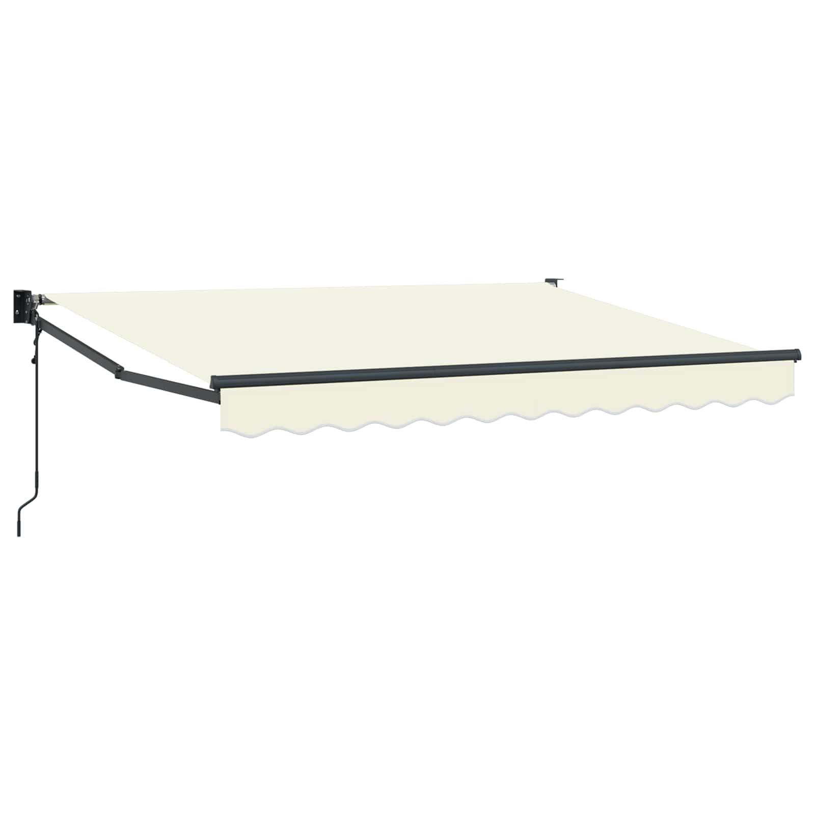 Tenda retrattile Crema 3 x 2 m Poliestere e Metallo