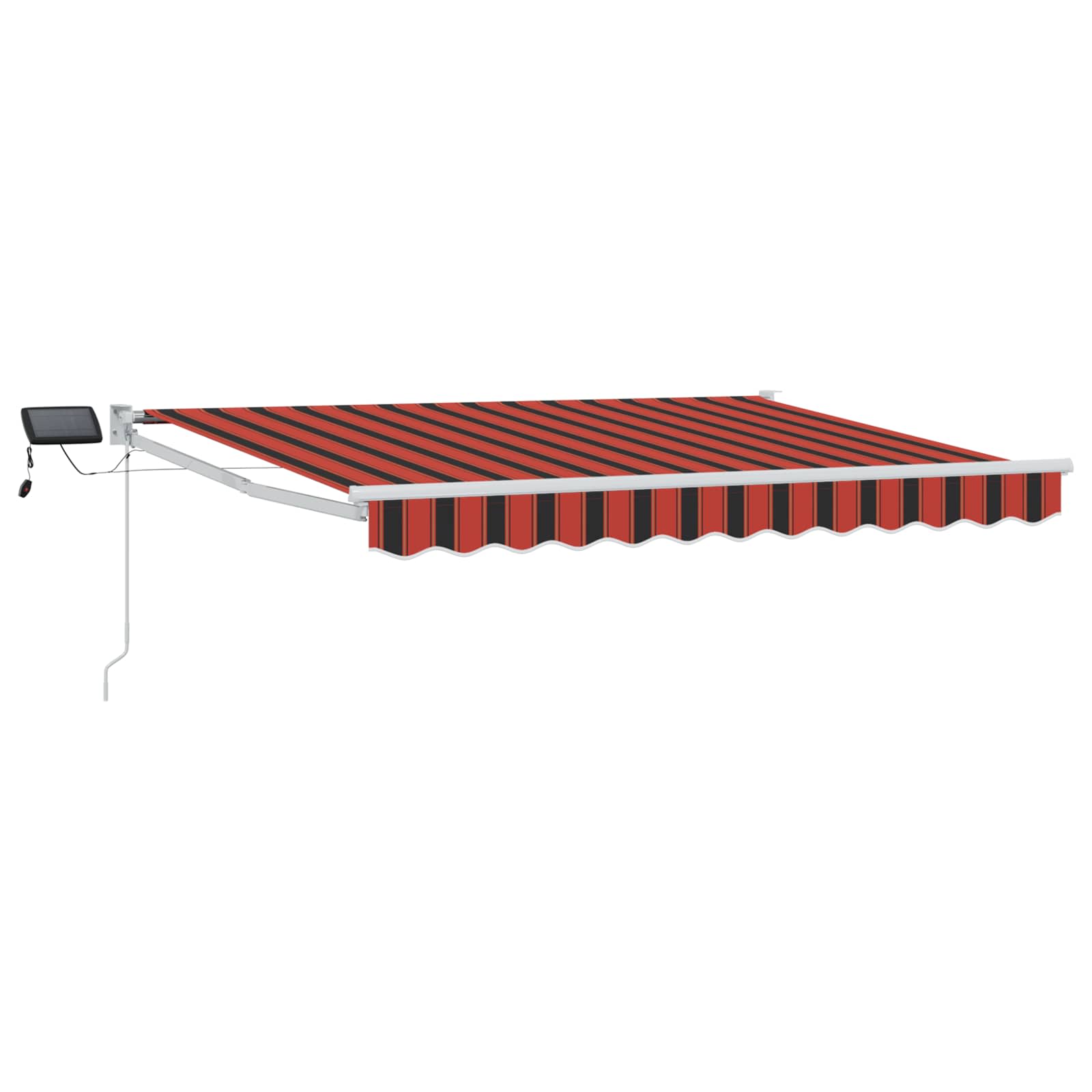 Tenda retrattile manuale con LED 2,5 x 2 m