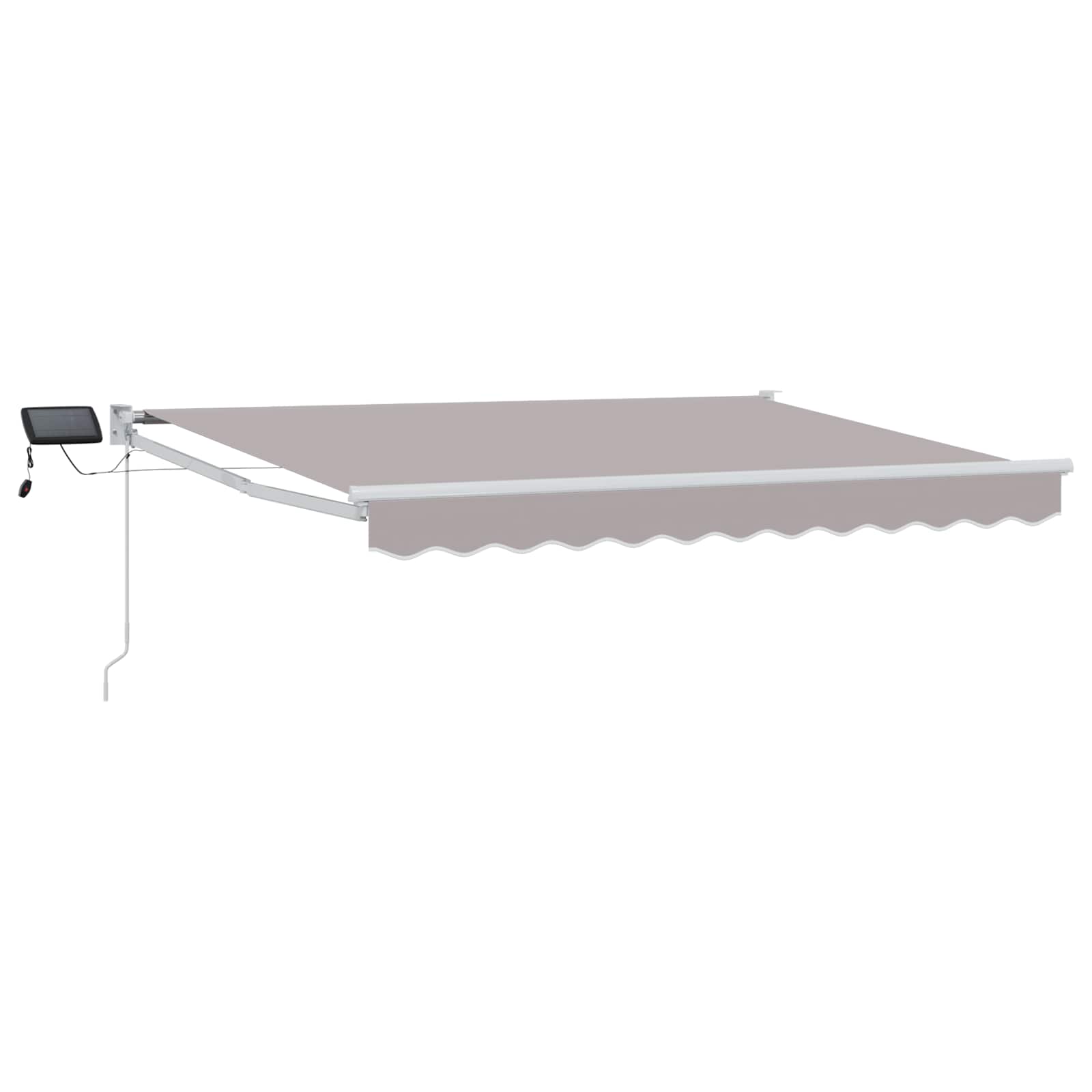 Tenda retrattile manuale con LED 2,5 x 2 m