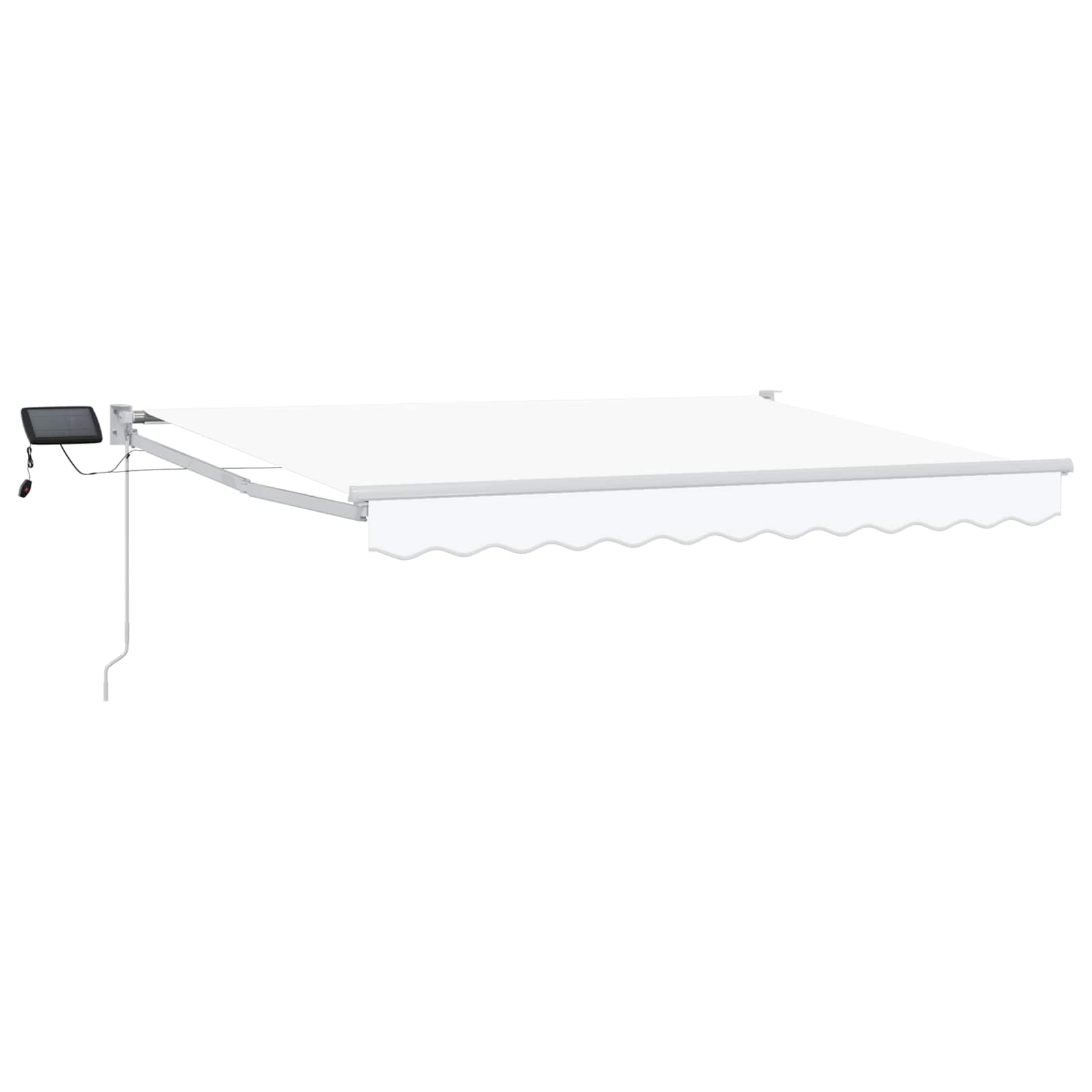 Tenda retrattile manuale con LED Bianco 3,5 x 2 m