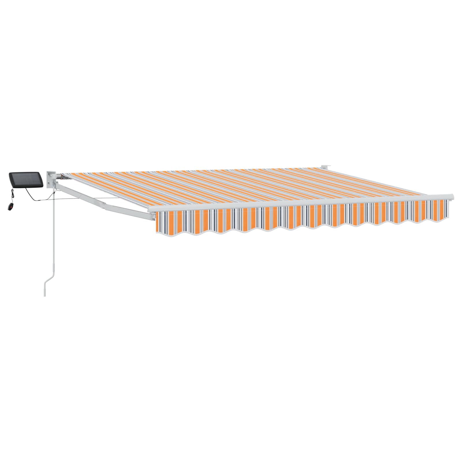 Tenda retrattile manuale con LED 3,5 x 2,5 m