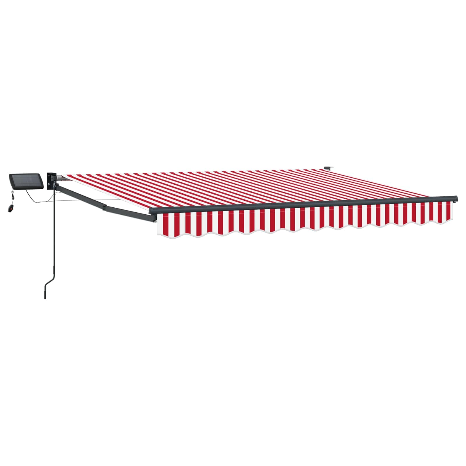 Tenda retrattile manuale con LED 2,5 x 2 m