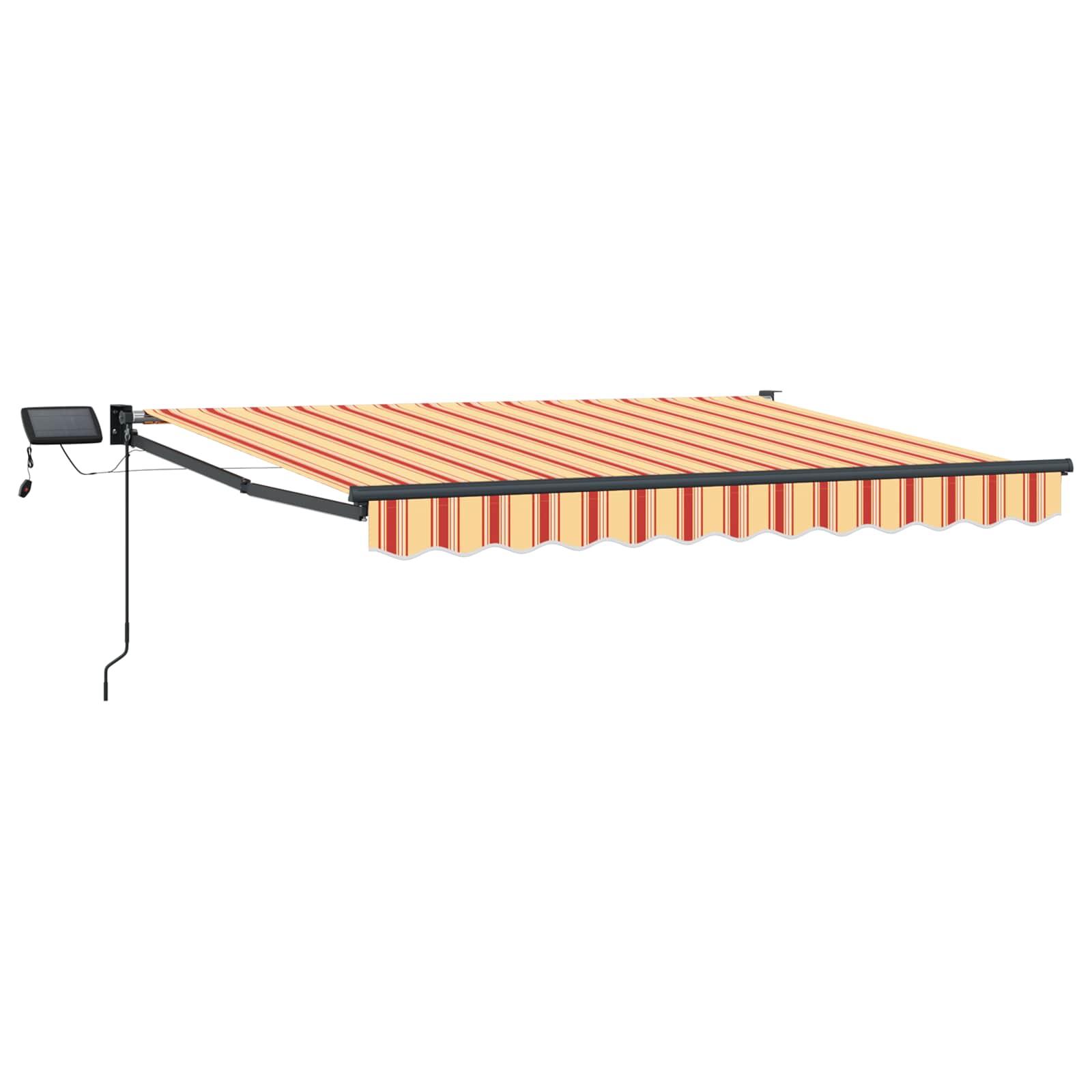 Tenda retrattile manuale con LED Multicolore 3 x 2 m