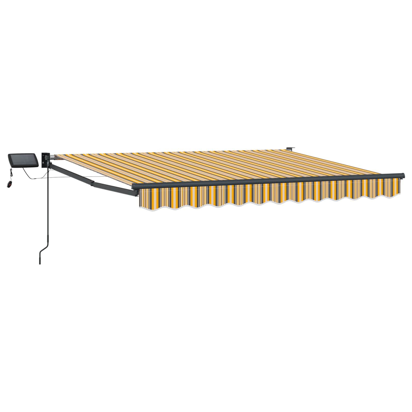 Tenda retrattile manuale con LED 3 x 2 m