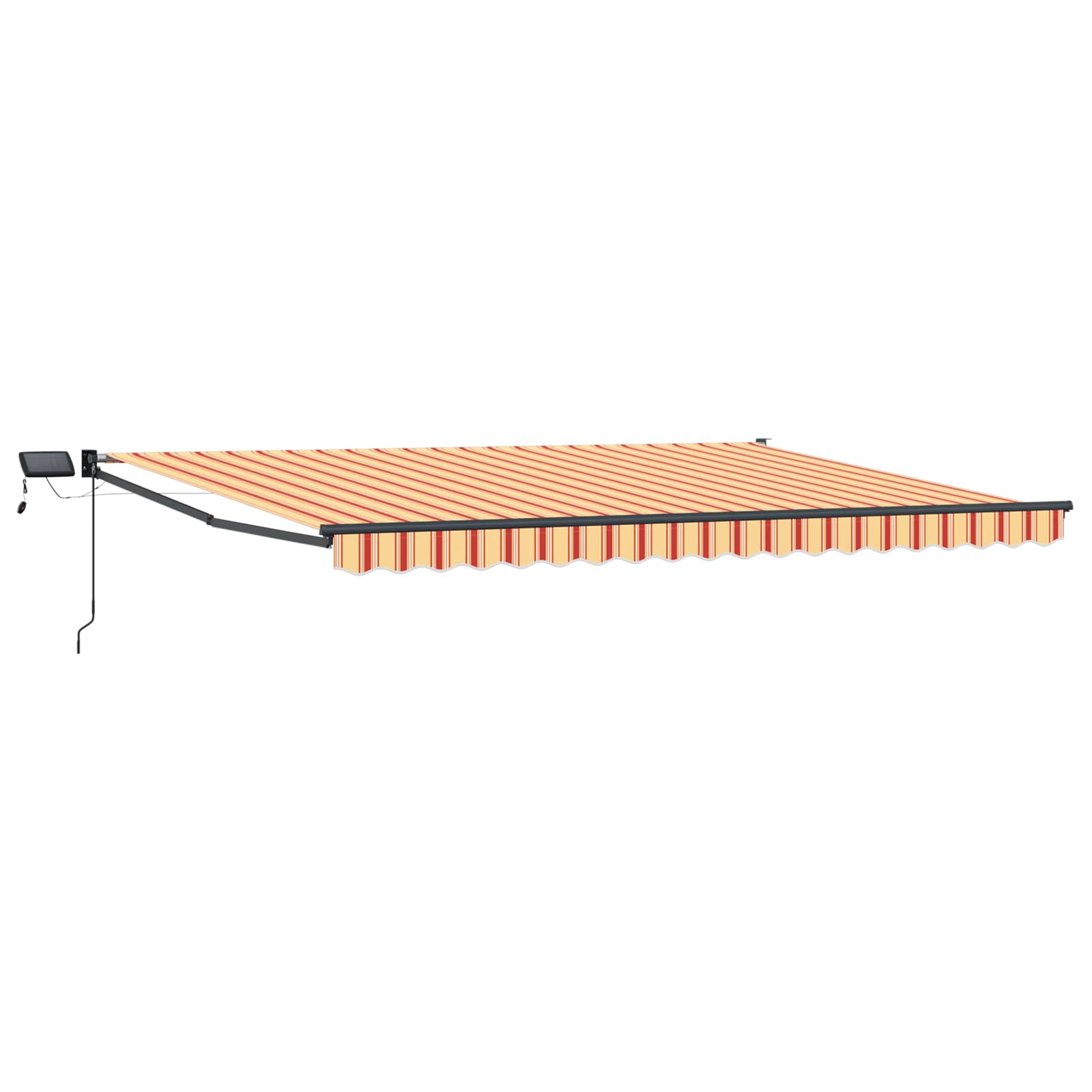 Tenda retrattile manuale con LED Multicolore 4 x 2 m
