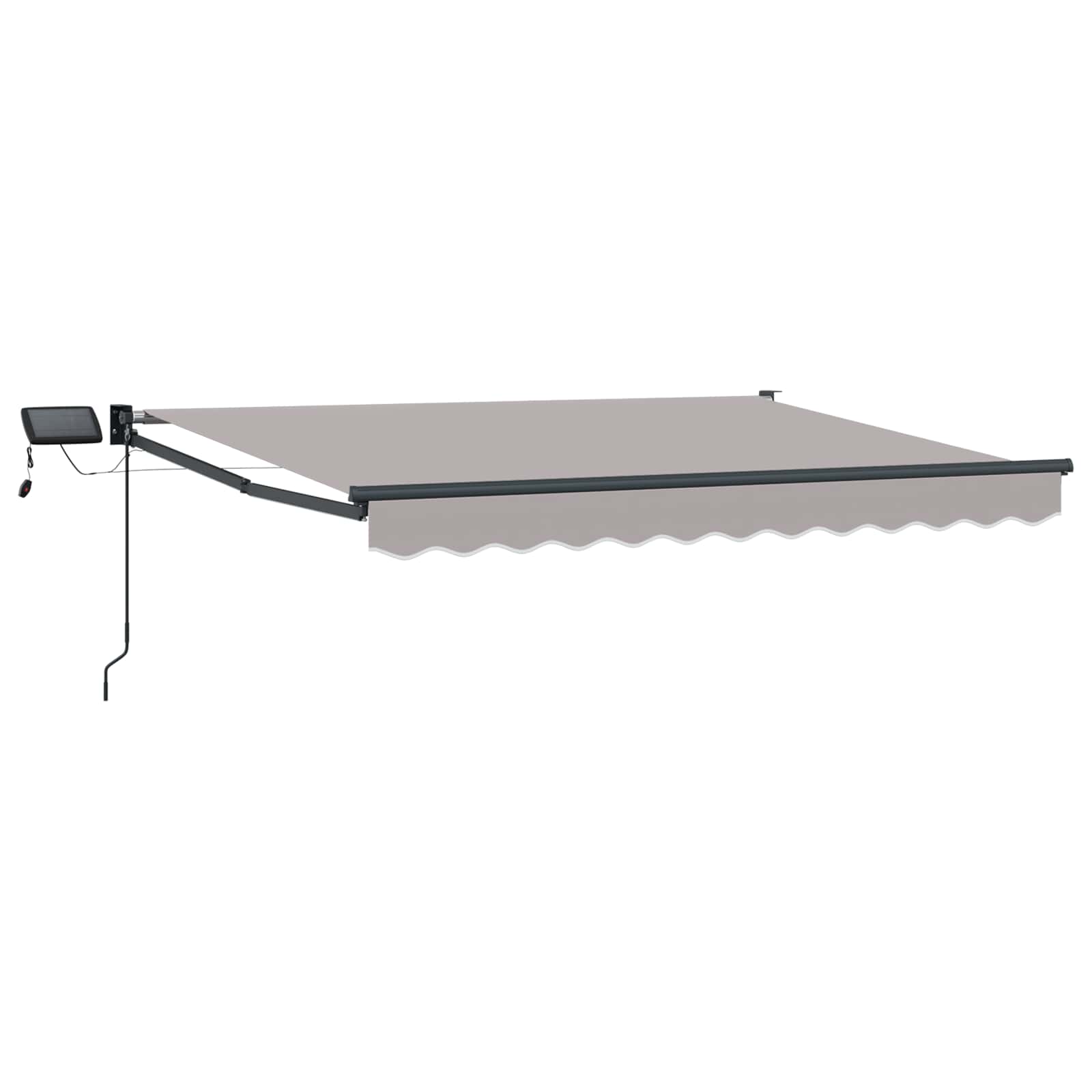 Tenda retrattile manuale con LED 3 x 2,5 m