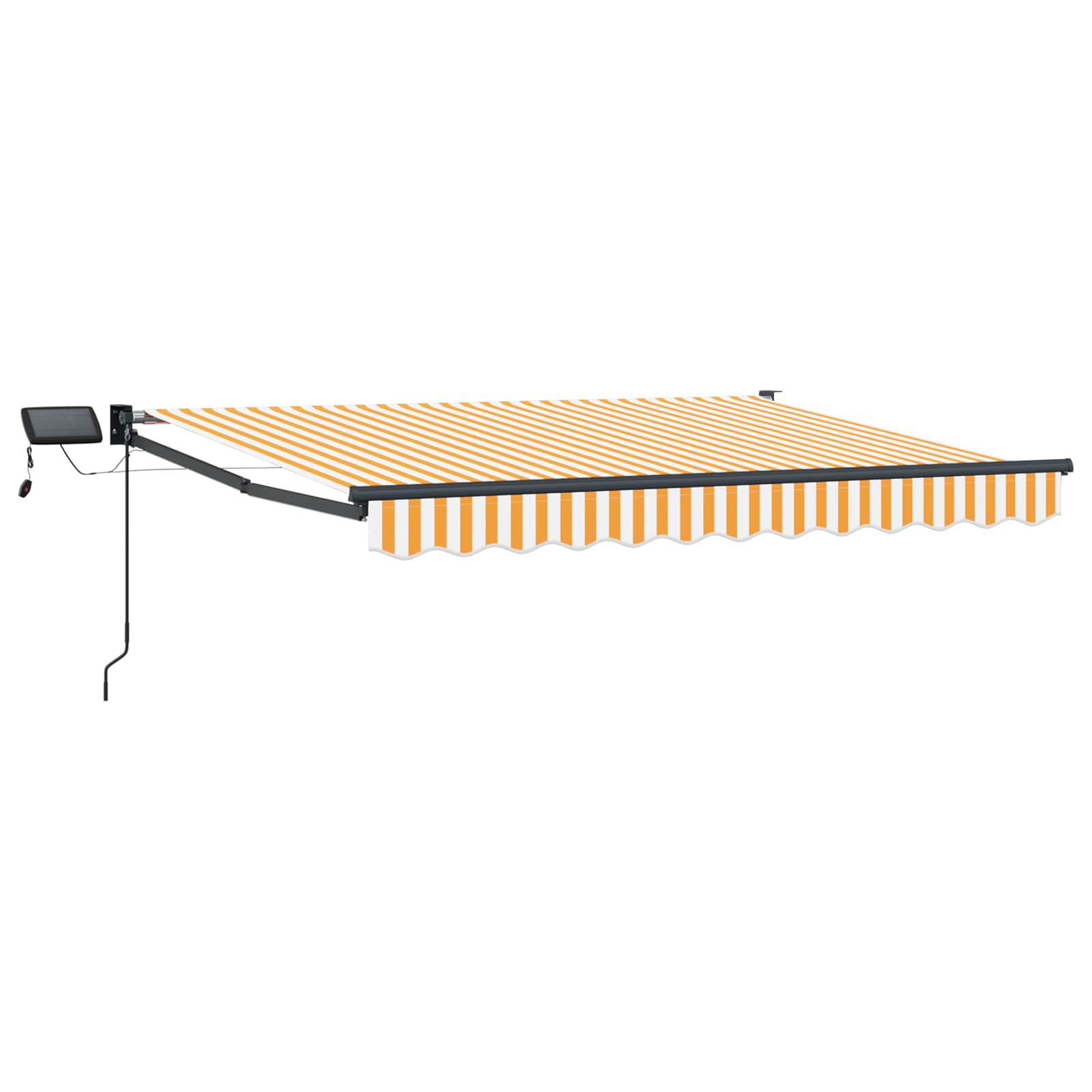 Tenda retrattile manuale con LED 3,5 x 2,5 m