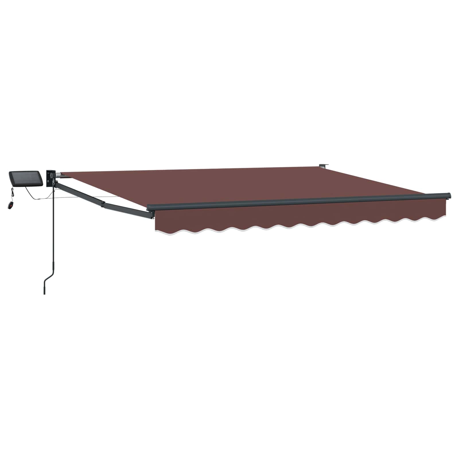 Tenda retrattile manuale con LED 3,5 x 2,5 m