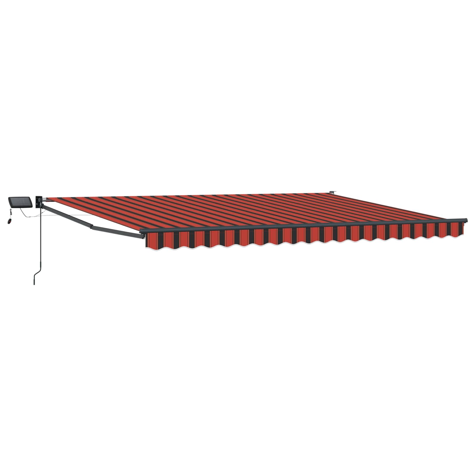 Tenda retrattile manuale con LED 4 × 3 m