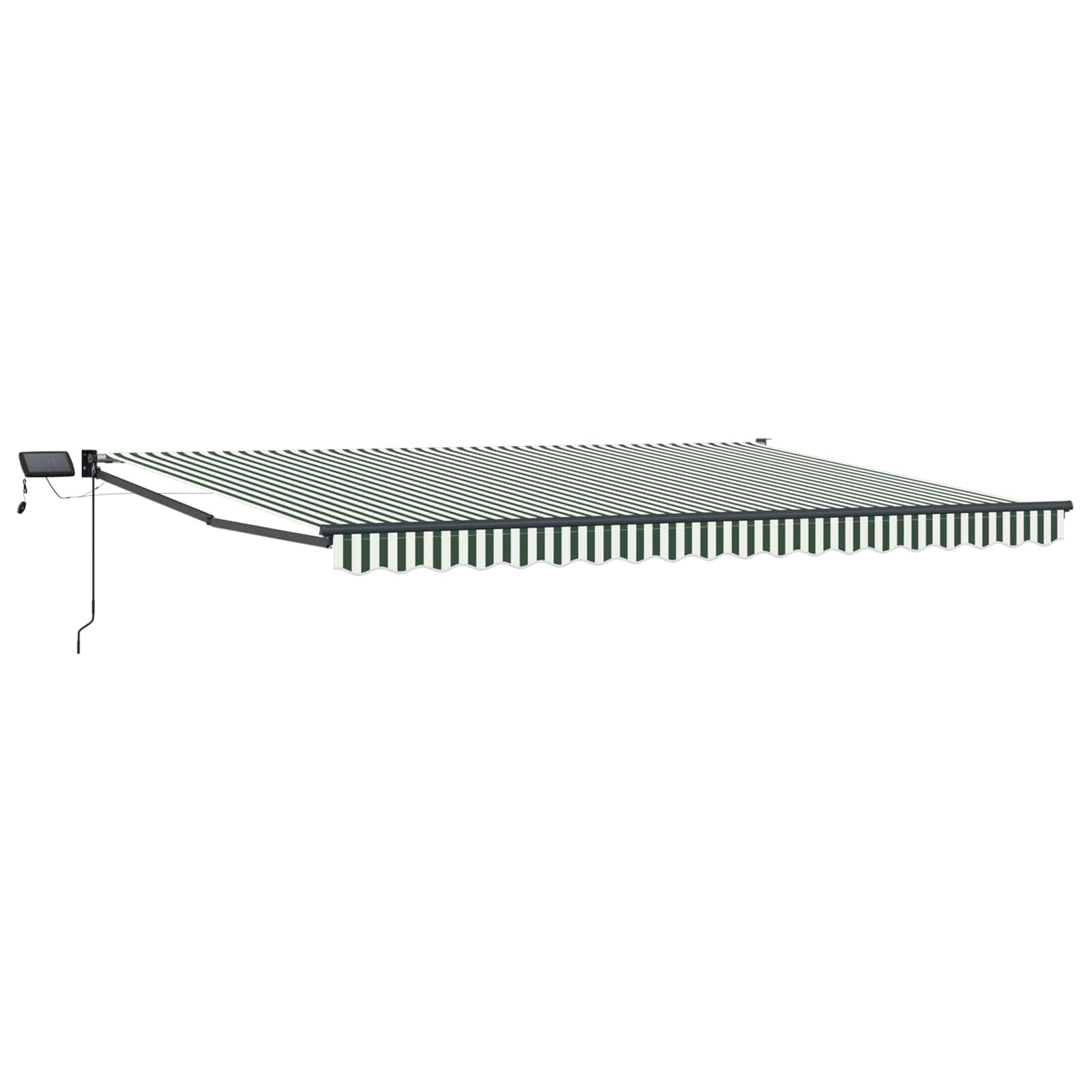 Tenda retrattile manuale con LED 4 × 3 m