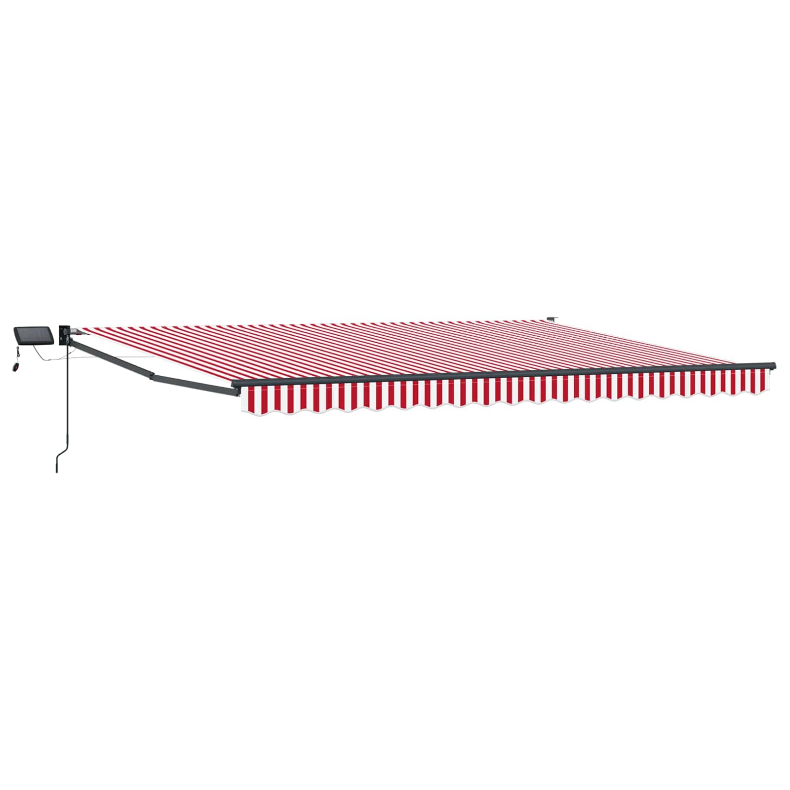 Tenda retrattile manuale con LED 5 x 3 m