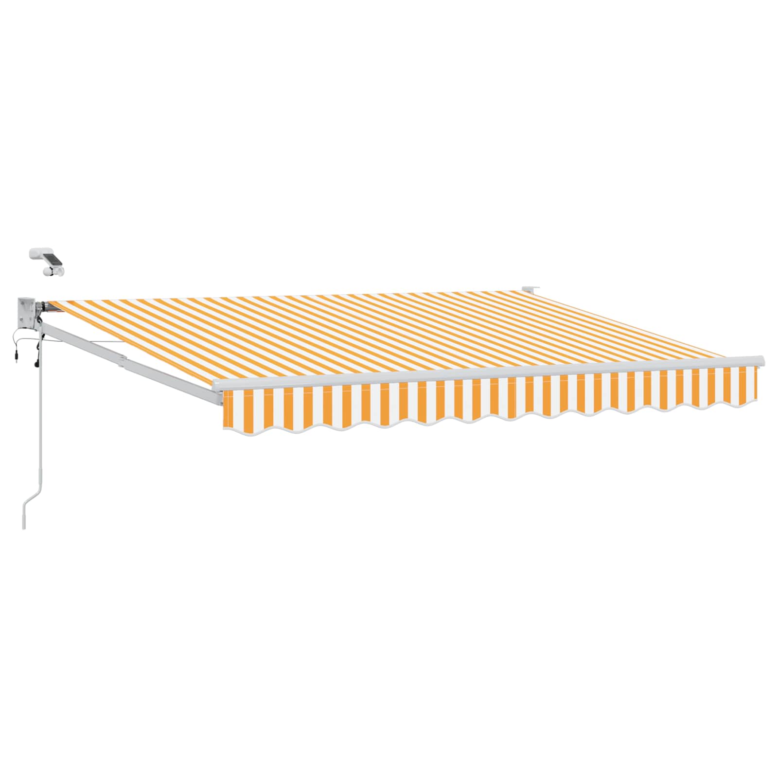 Tettuccio Elettrico Retrattile Giallo e Bianco 3 x 2 m