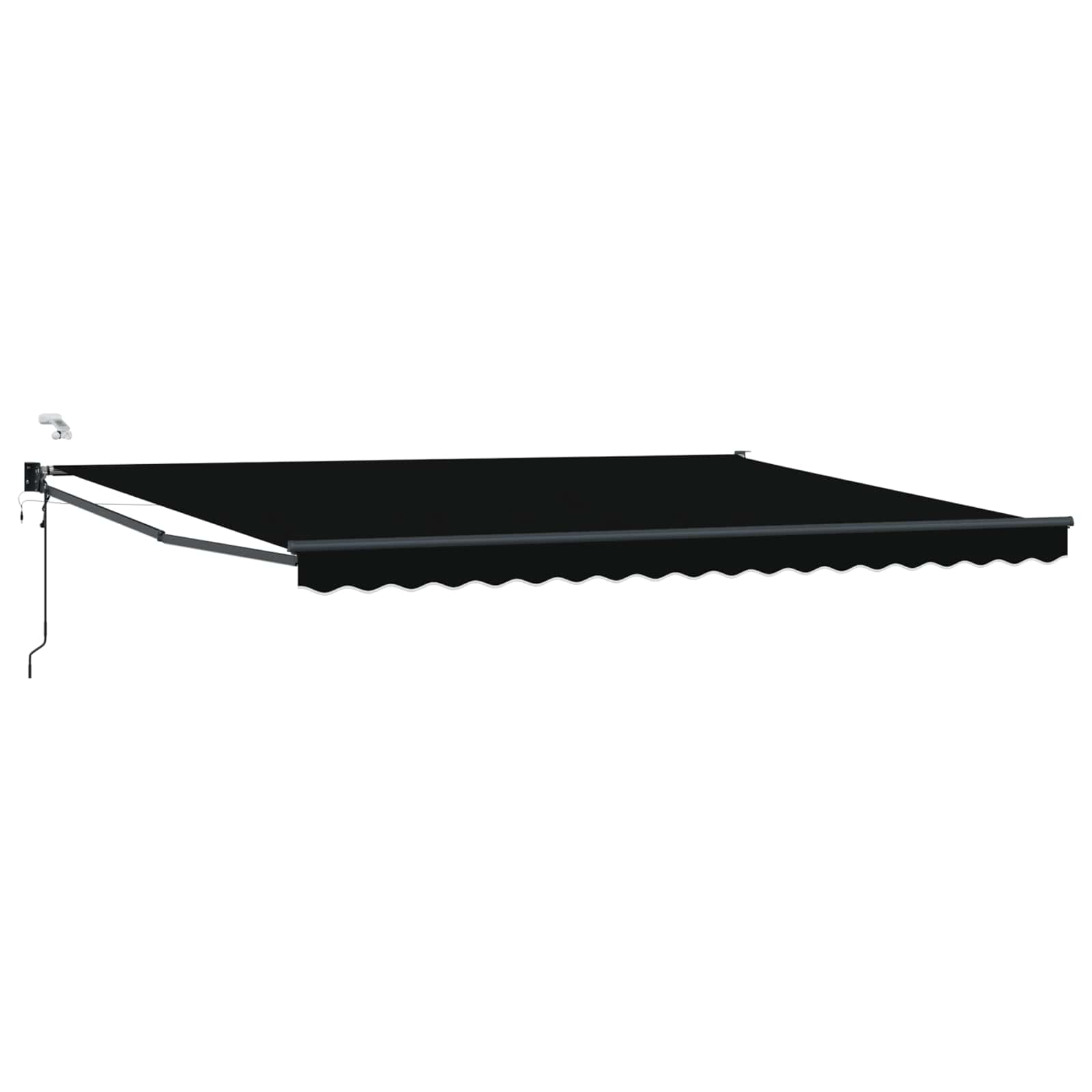 Tettuccio Elettrico Retrattile Nero 4 × 3 m
