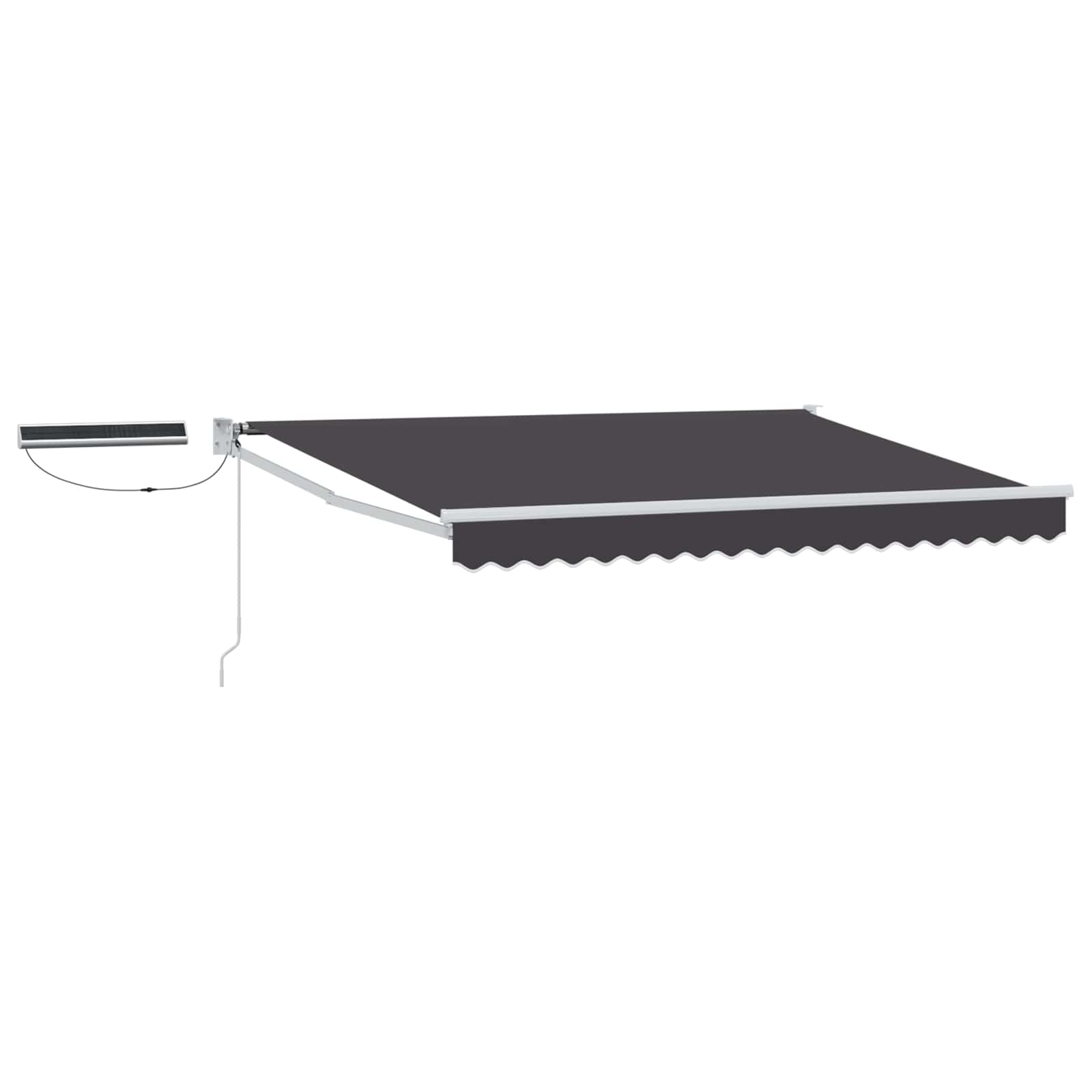 Tettuccio Elettrico Retrattile Antracite e Bianco 3 x 2 m