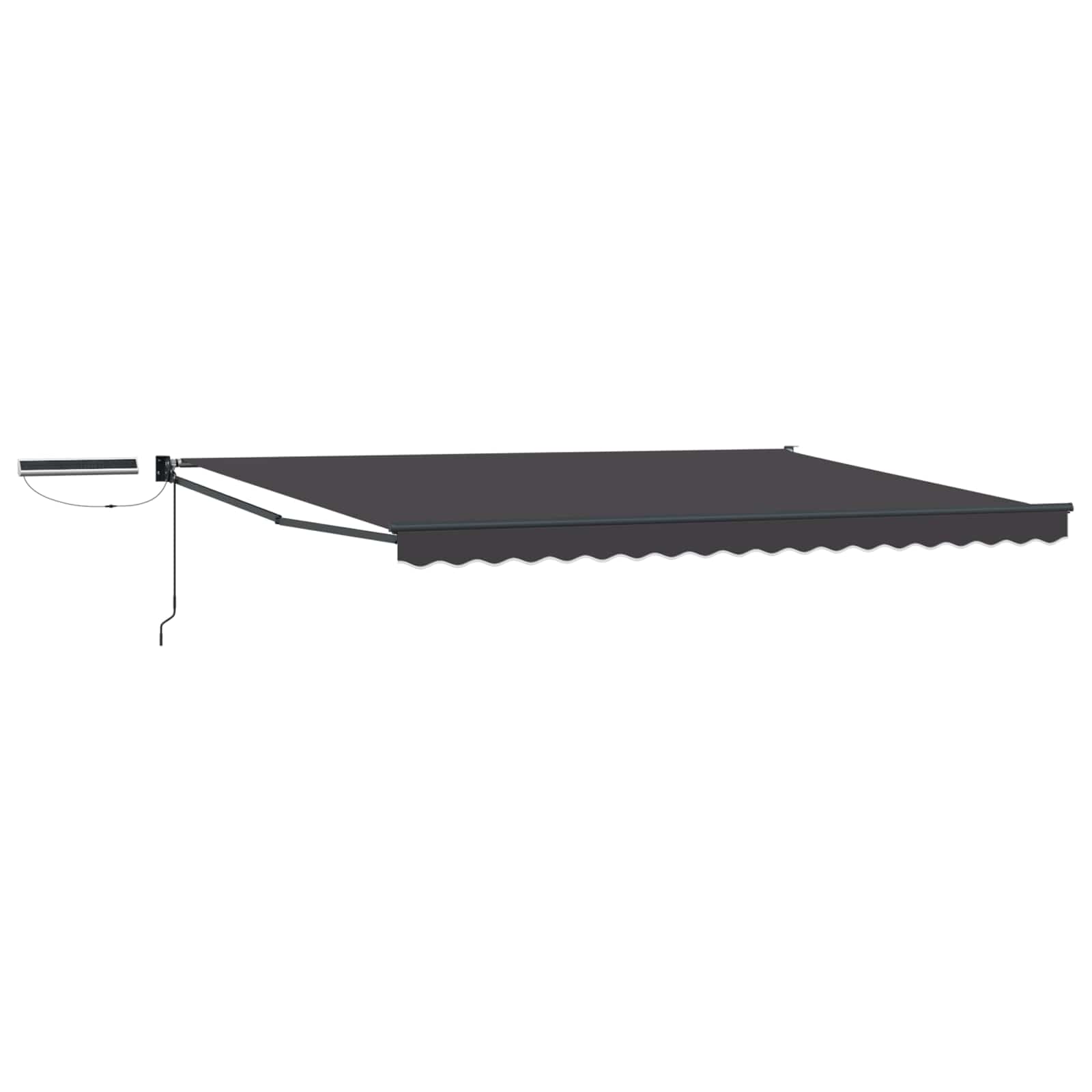 Tettuccio Elettrico Retrattile Antracite 4 × 3 m