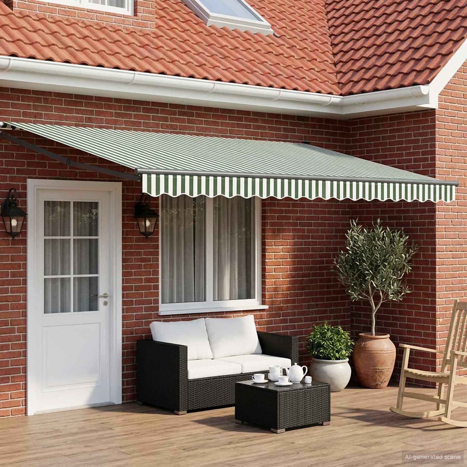 Tettuccio Elettrico Retrattile 4,5 × 3 m