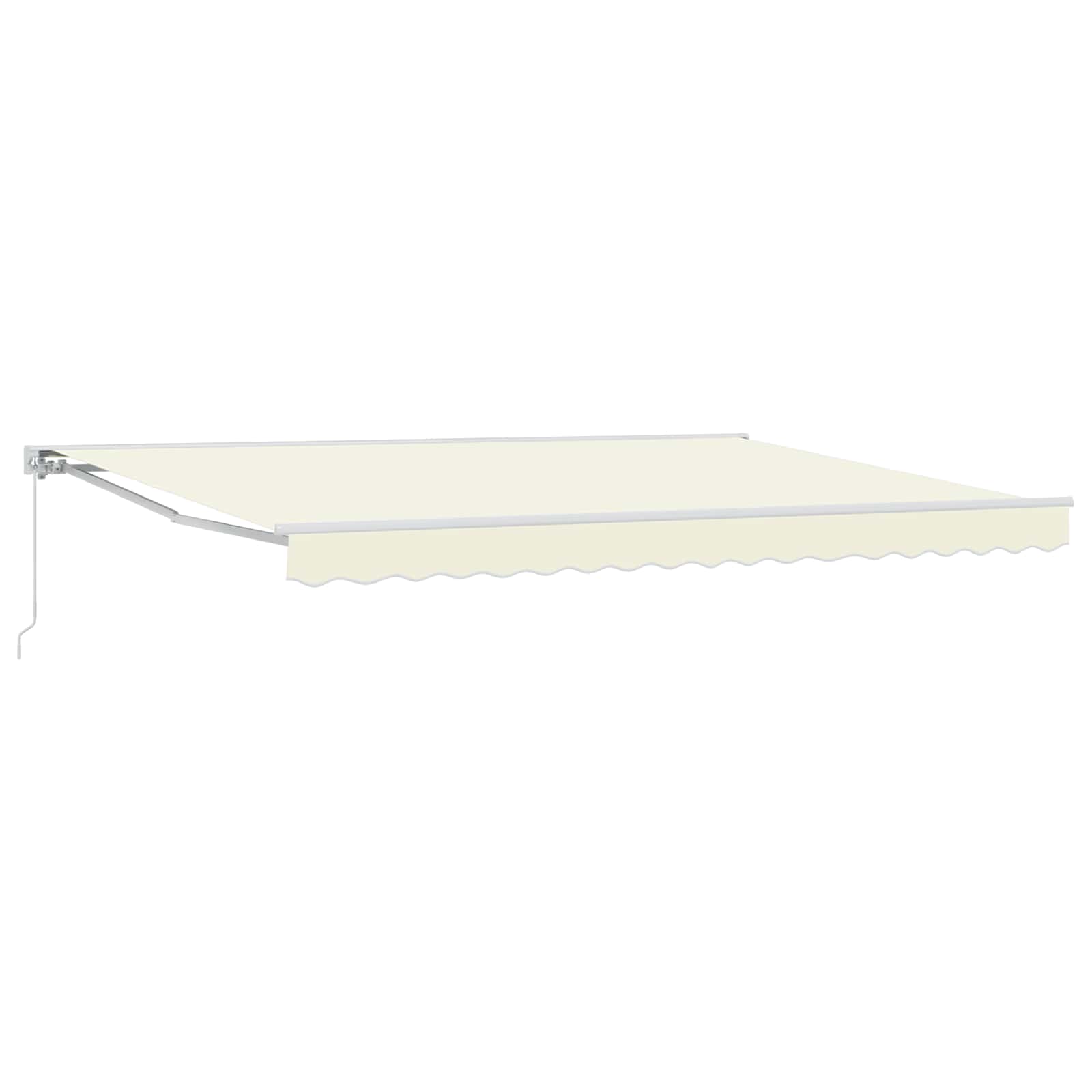 Tenda retrattile manuale Crema 4 × 3 m