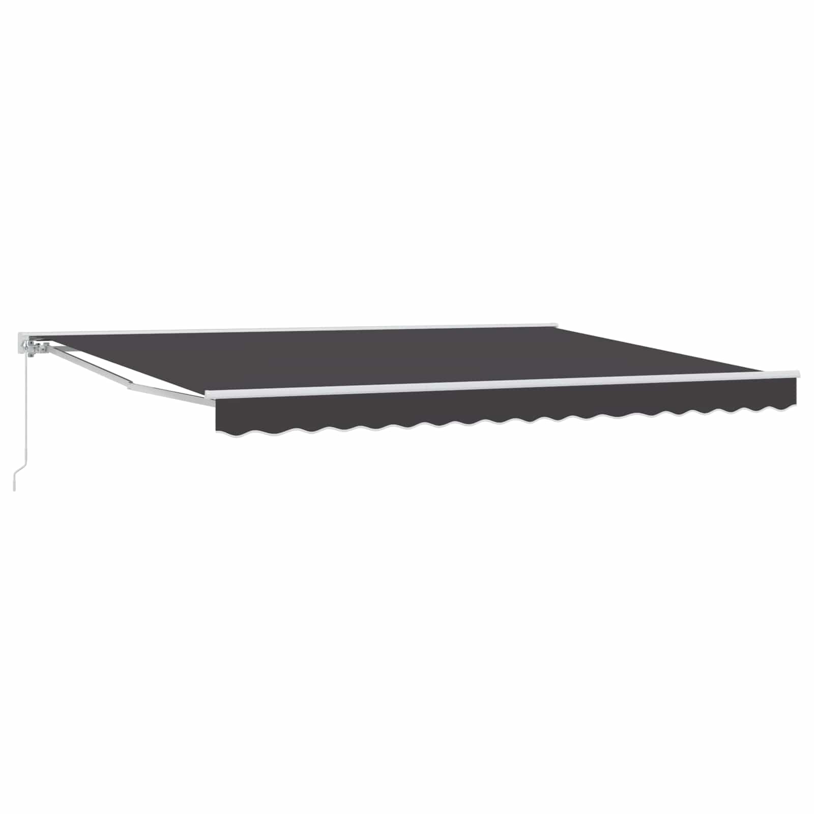 Tenda retrattile manuale Antracite 4 × 3 m