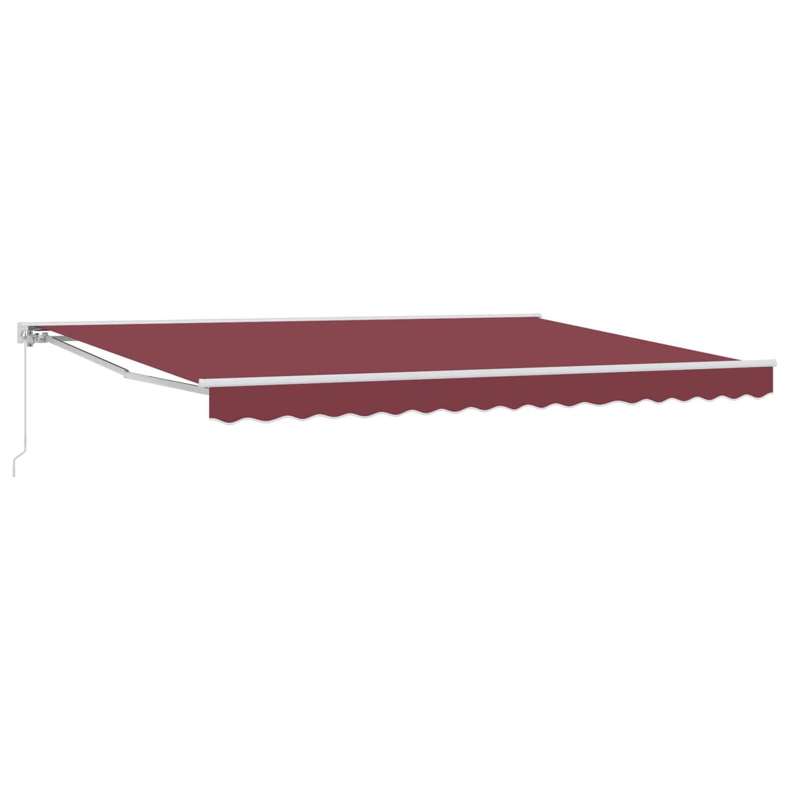Tenda retrattile manuale Borgogna 4 × 3 m