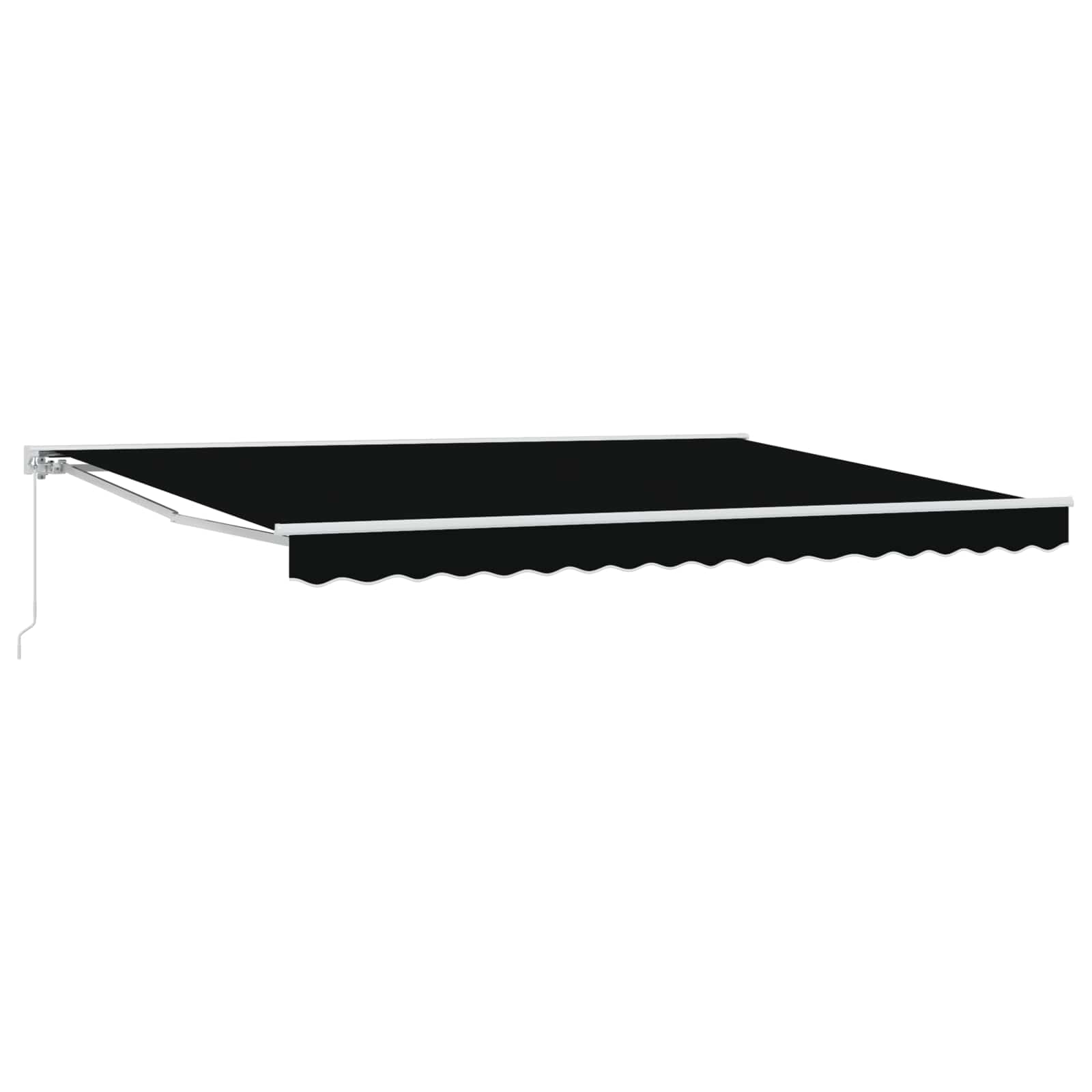 Tenda retrattile manuale Nero 4 × 3 m