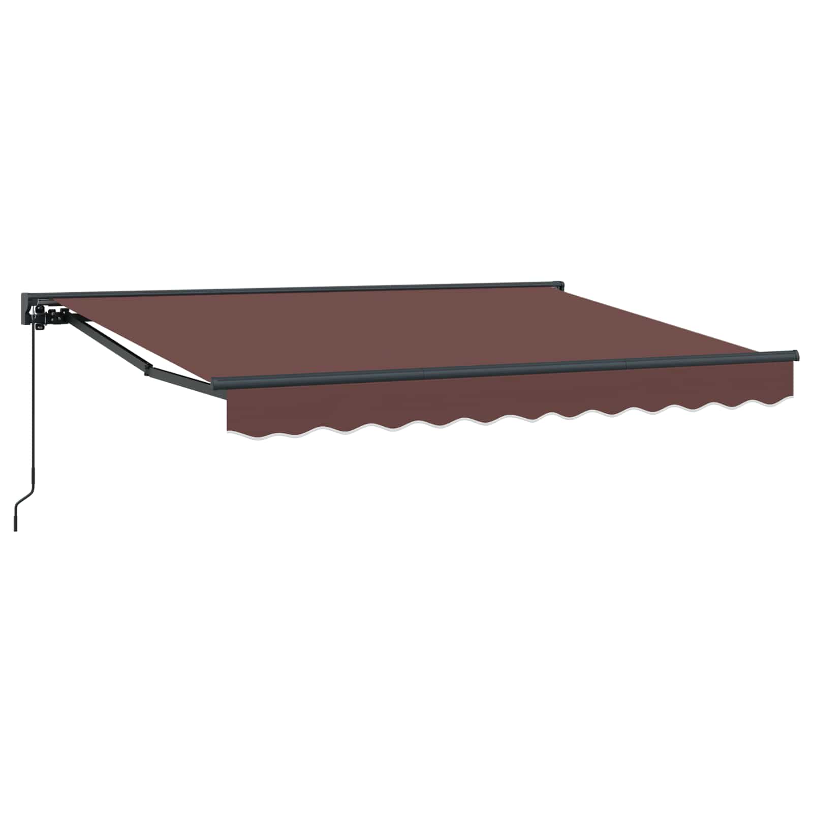Tenda retrattile manuale Marrone 3,5 x 2 m