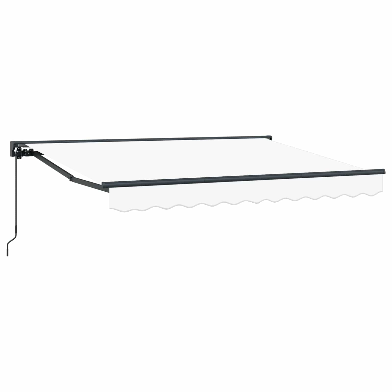 Tenda retrattile manuale Bianco 3,5 x 2 m