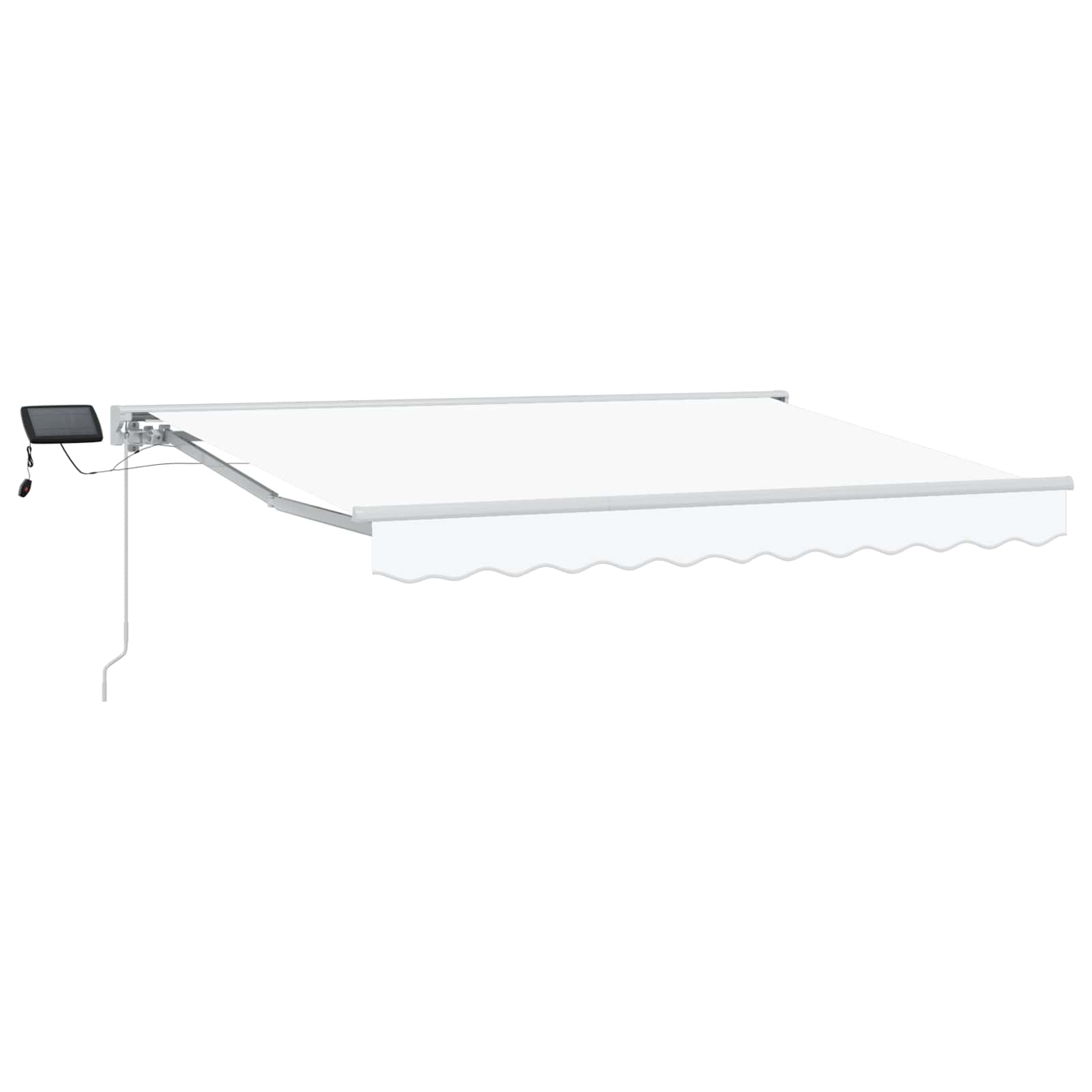 Cornice per Tenda Manuale con LED Bianco 3,5 x 2,5 m