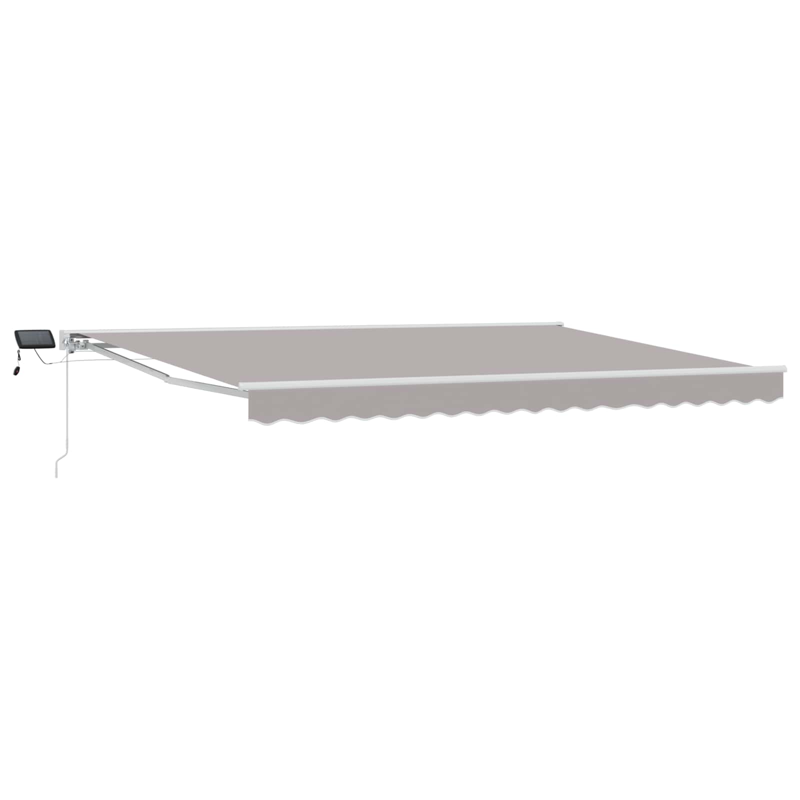 Cornice per Tenda Manuale con LED 4 × 3 m