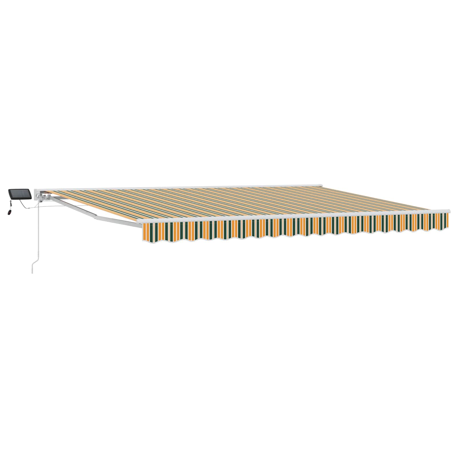 Cornice per Tenda Manuale con LED 4,5 × 3 m