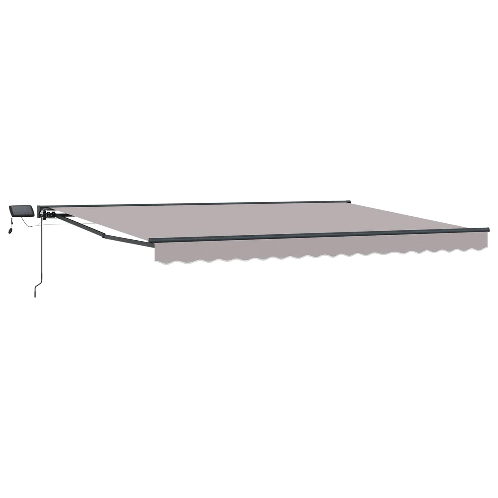 Cornice per Tenda Manuale con LED 4 × 3,5 m