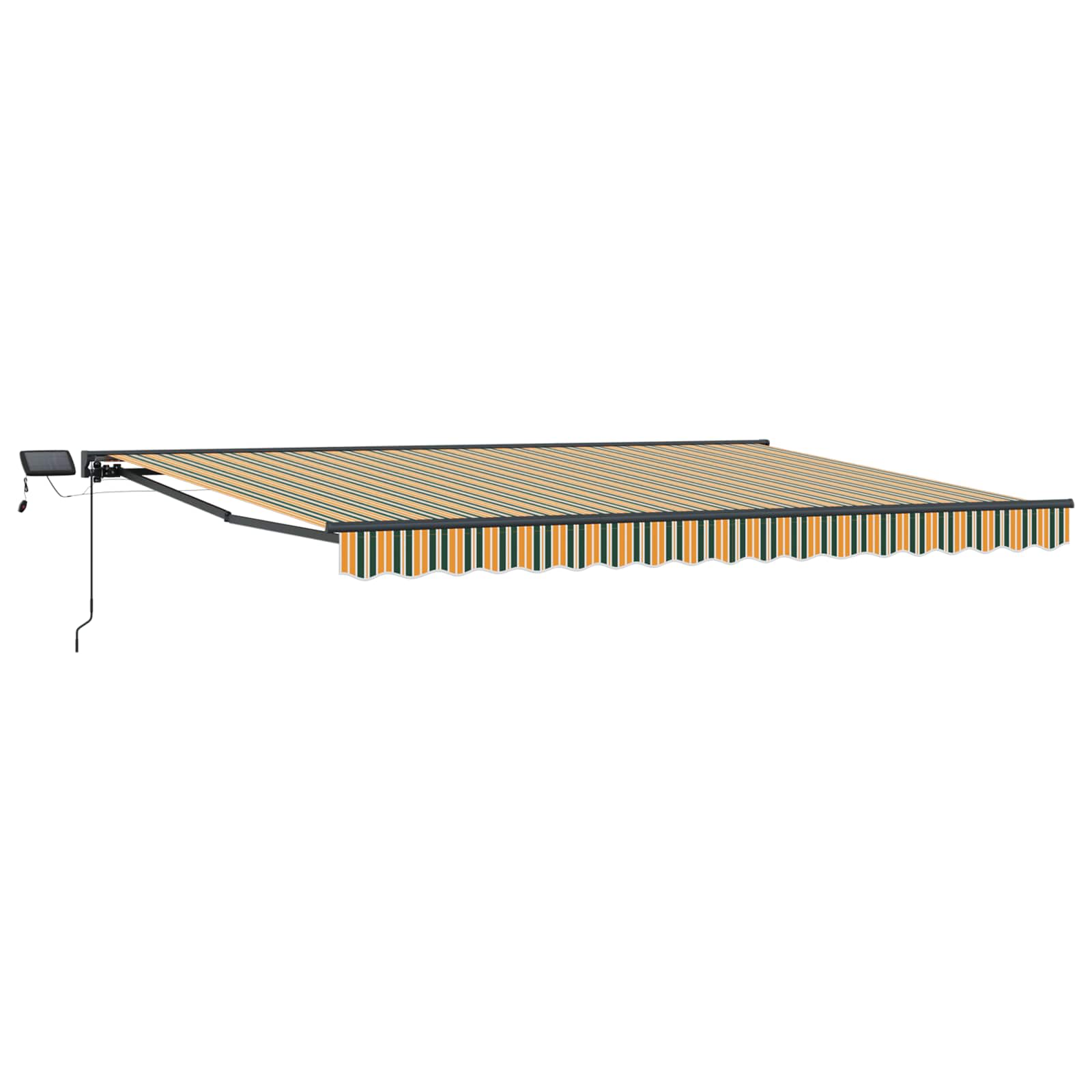 Cornice per Tenda Manuale con LED 4 × 3,5 m